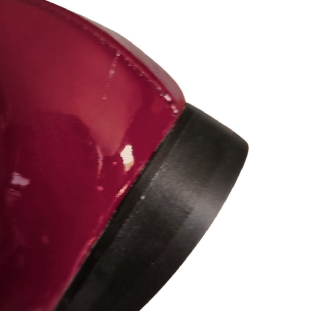 aeyde Aeyde Red Pointed Toe Patent Leather Minimalist Ballet Flats Size US 6 / IT 36 - 9 Thumbnail