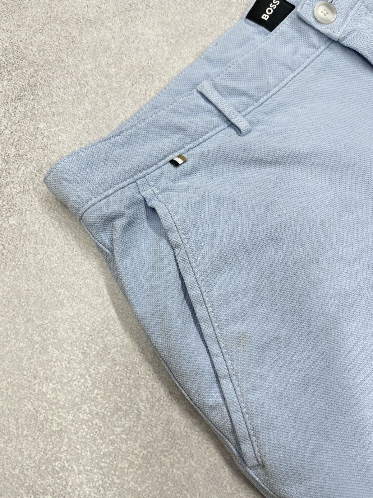 Hugo Boss Mens Hugo Boss Slice Short Blue Size L Size US 34 / EU 50 - 7 Thumbnail