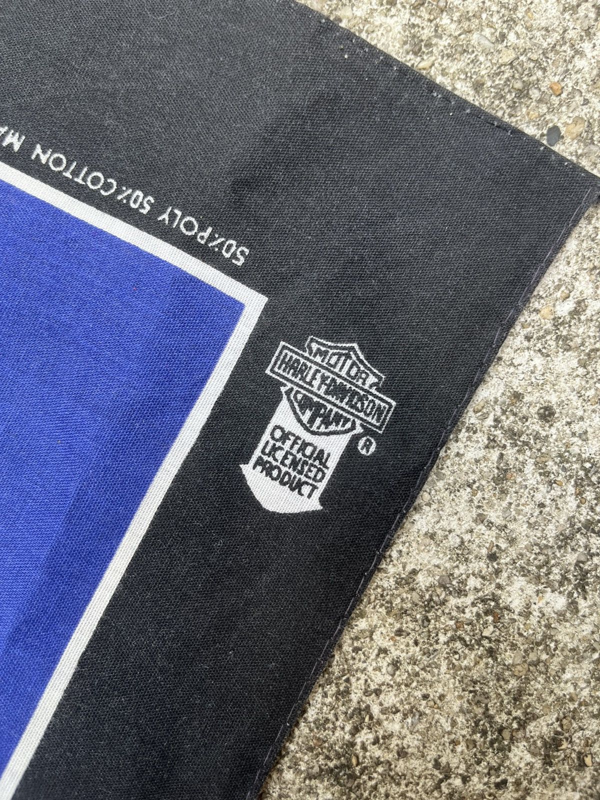Harley Davidson × Vintage Vintage 90s Made in USA Harley Davidson Bandana Size ONE SIZE - 3 Thumbnail