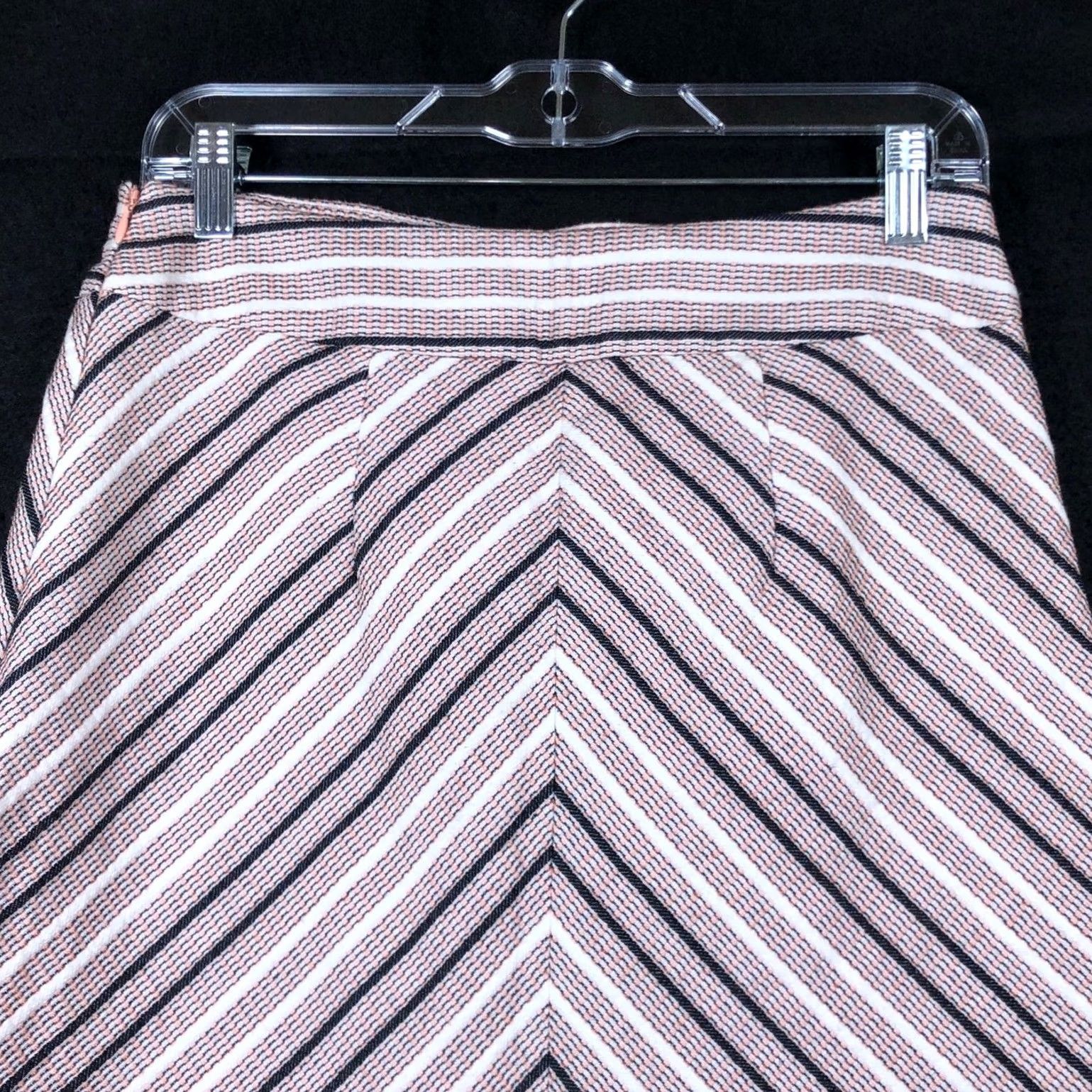 Ann Taylor Ann Taylor LOFT Womens Skirt Pink Black Tweed Side Zip 6 Short casual workwear Skirt Womens Size 28" / US 6 / IT 42 - 2 Thumbnail