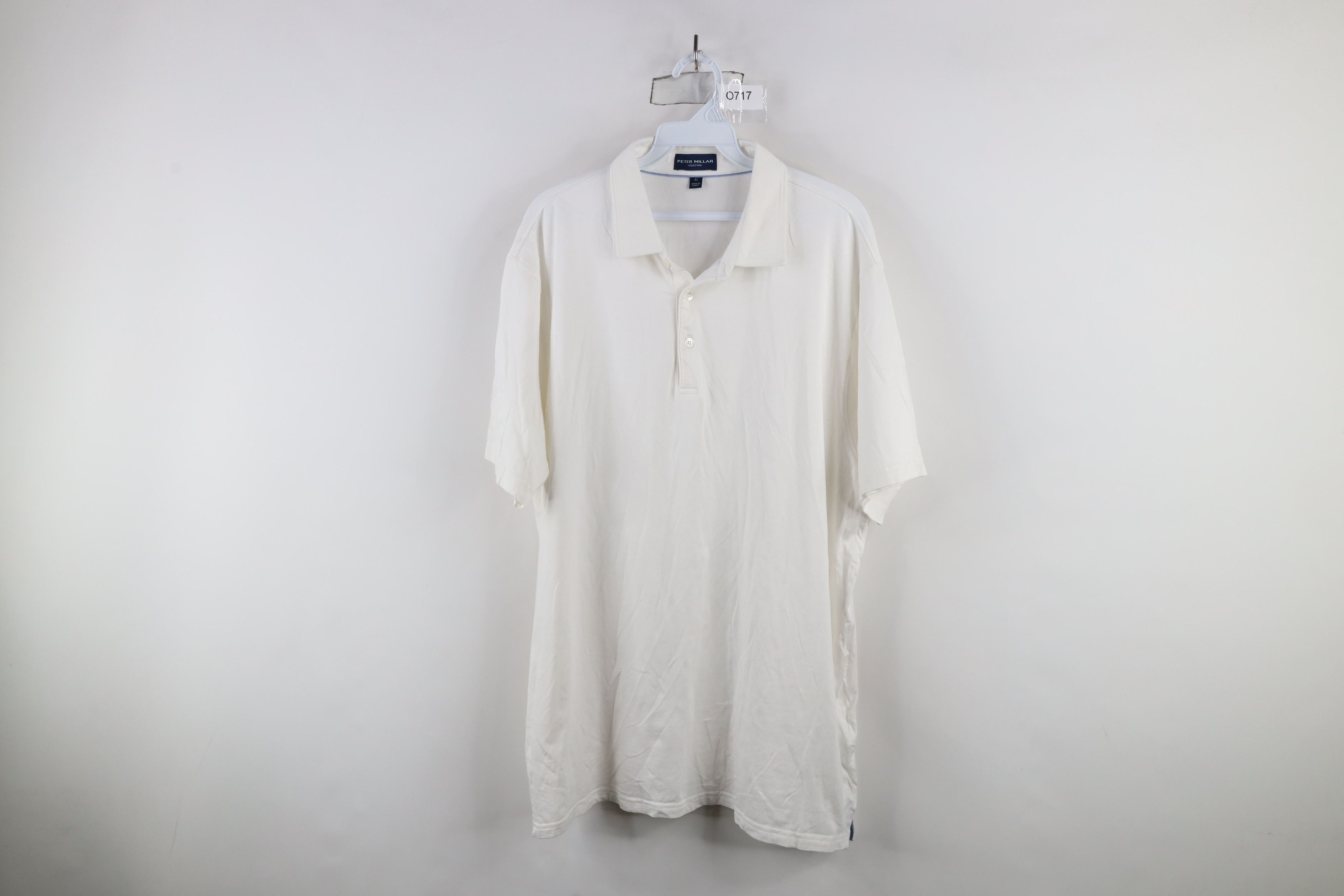 Peter Millar × Vintage Peter Millar Collection Stretch Knit Collared Polo Shirt Size US XL / EU 56 / 4 - 1 Thumbnail