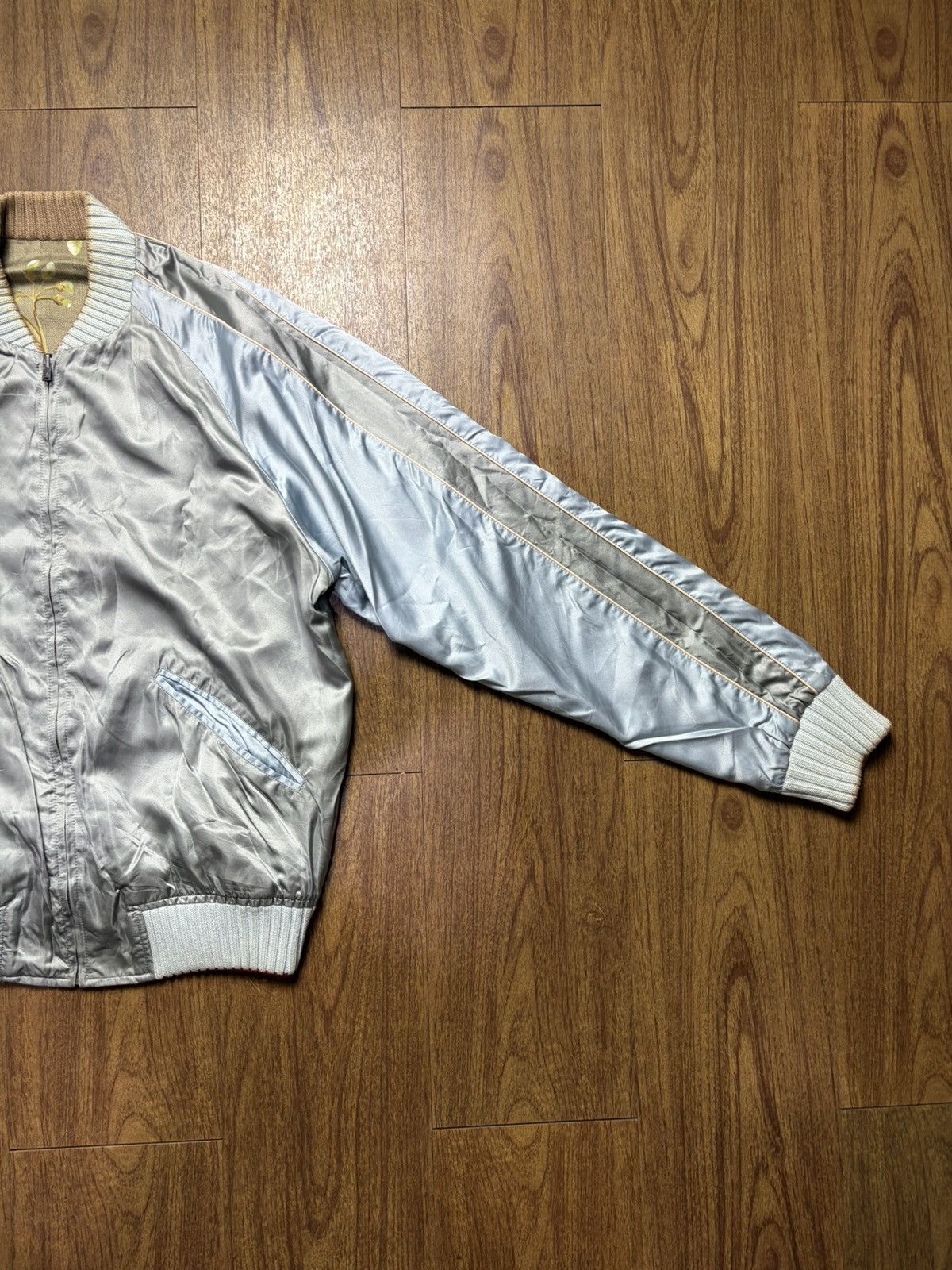 Gucci FREE TAX! Gucci Bloom Floral Silk Reversible Bomber Jacket Size US M / EU 48-50 / 2 - 11 Thumbnail