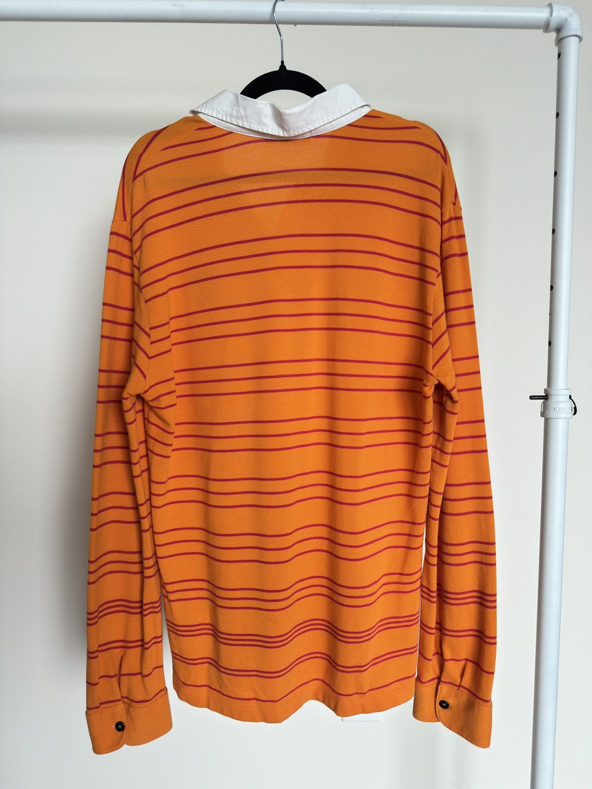 Stone Island Stone Island Striped L/s Polo Size US XXL / EU 58 / 5 - 2 Thumbnail