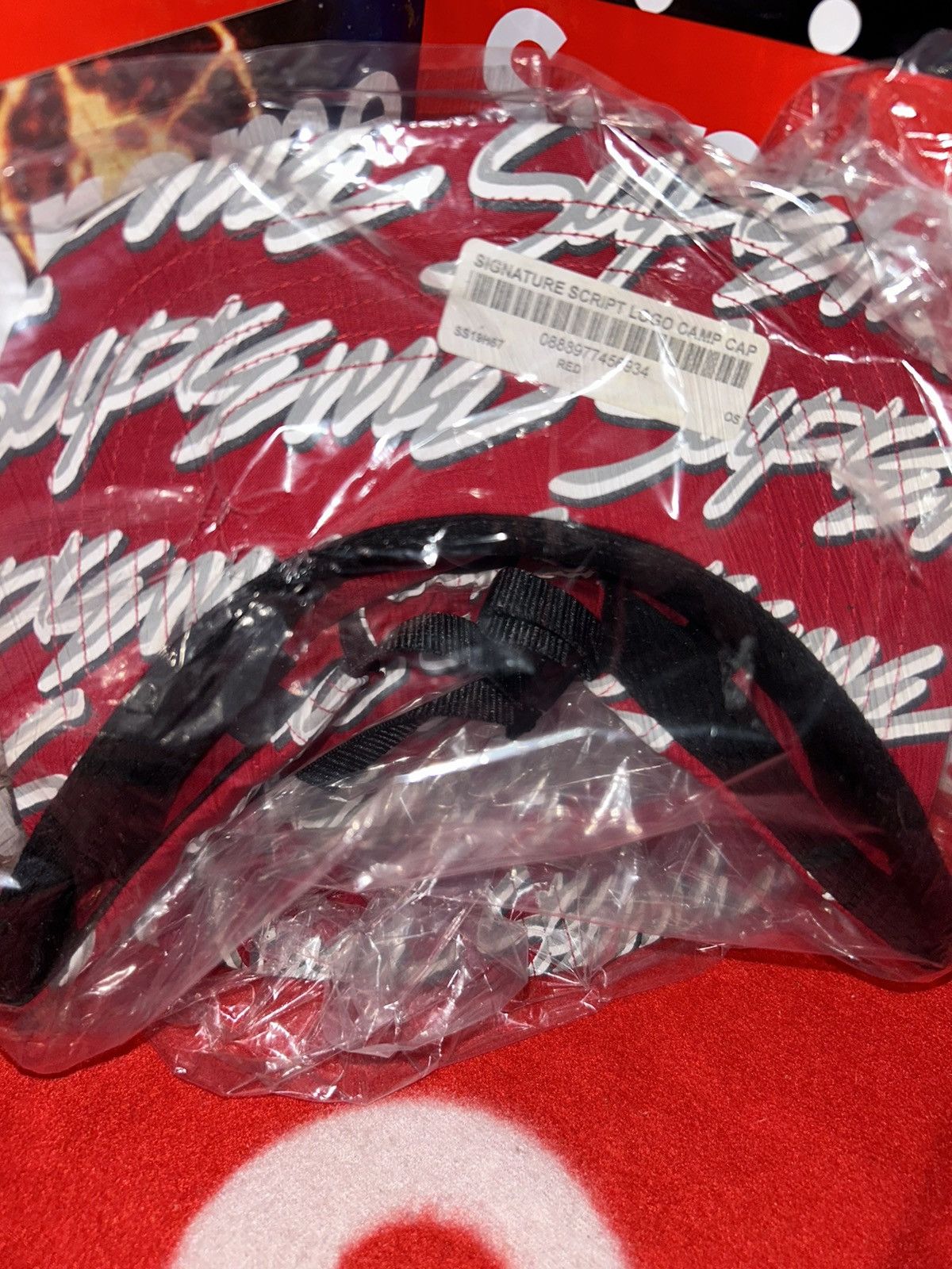 Supreme Supreme Signature Script Camp Cap SS19 NEW Size ONE SIZE - 3 Thumbnail