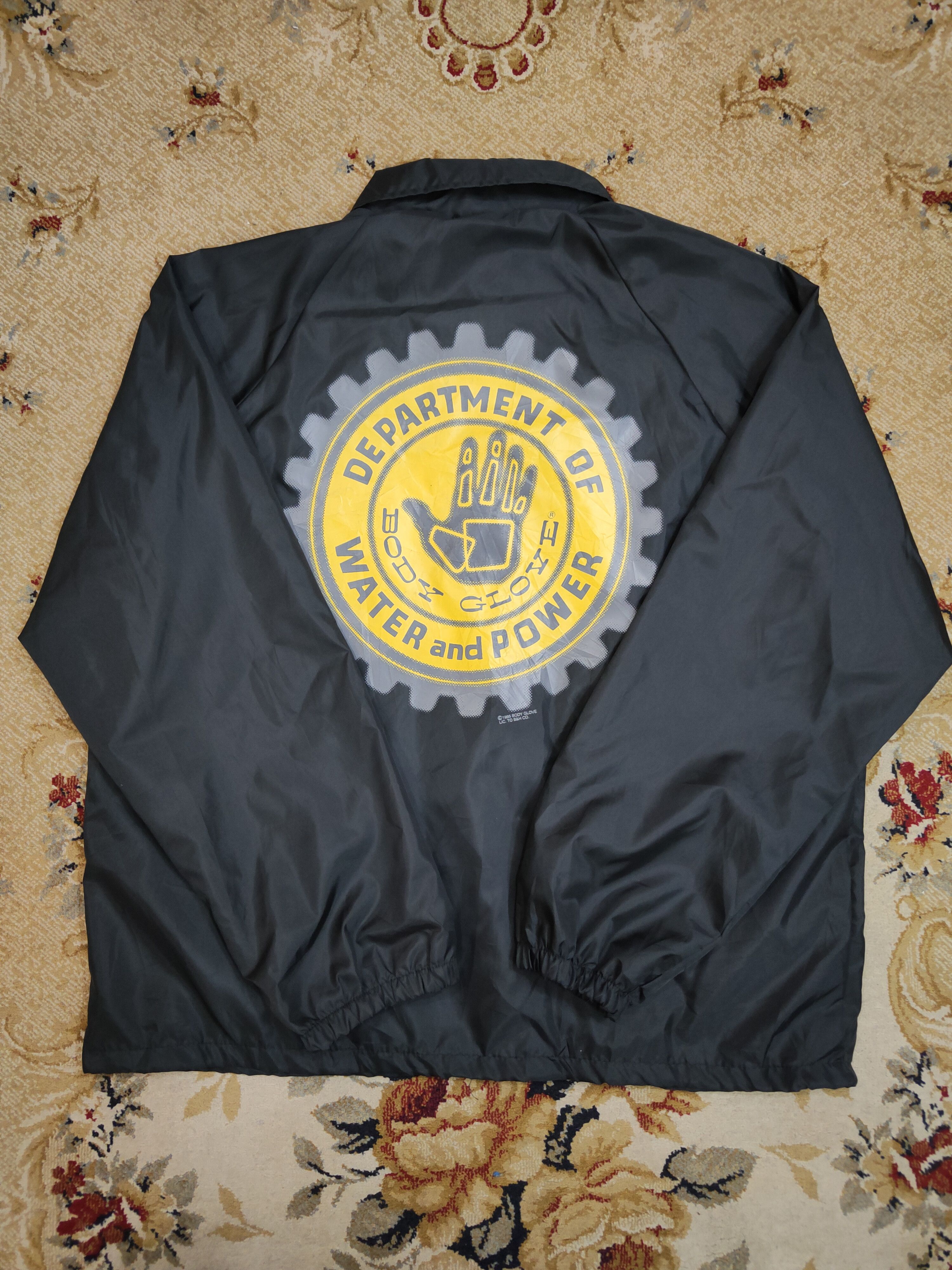 image of Vintage 95 Body Glove Coach Jacket in Black, Men's (Size Large)
