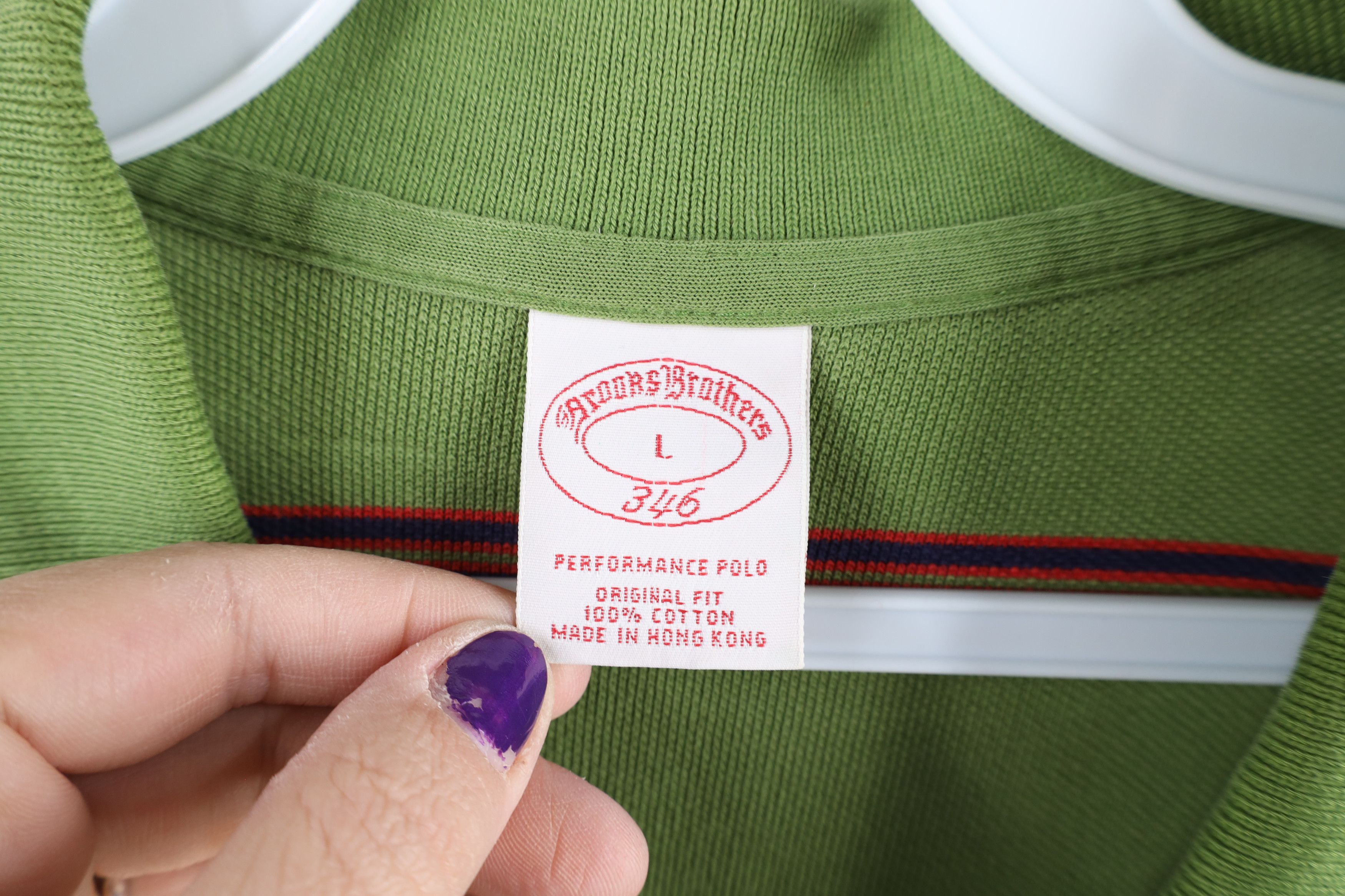 Brooks Brothers Vintage Brooks Brothers Striped Long Sleeve Rugby Polo Size US L / EU 52-54 / 3 - 5 Thumbnail