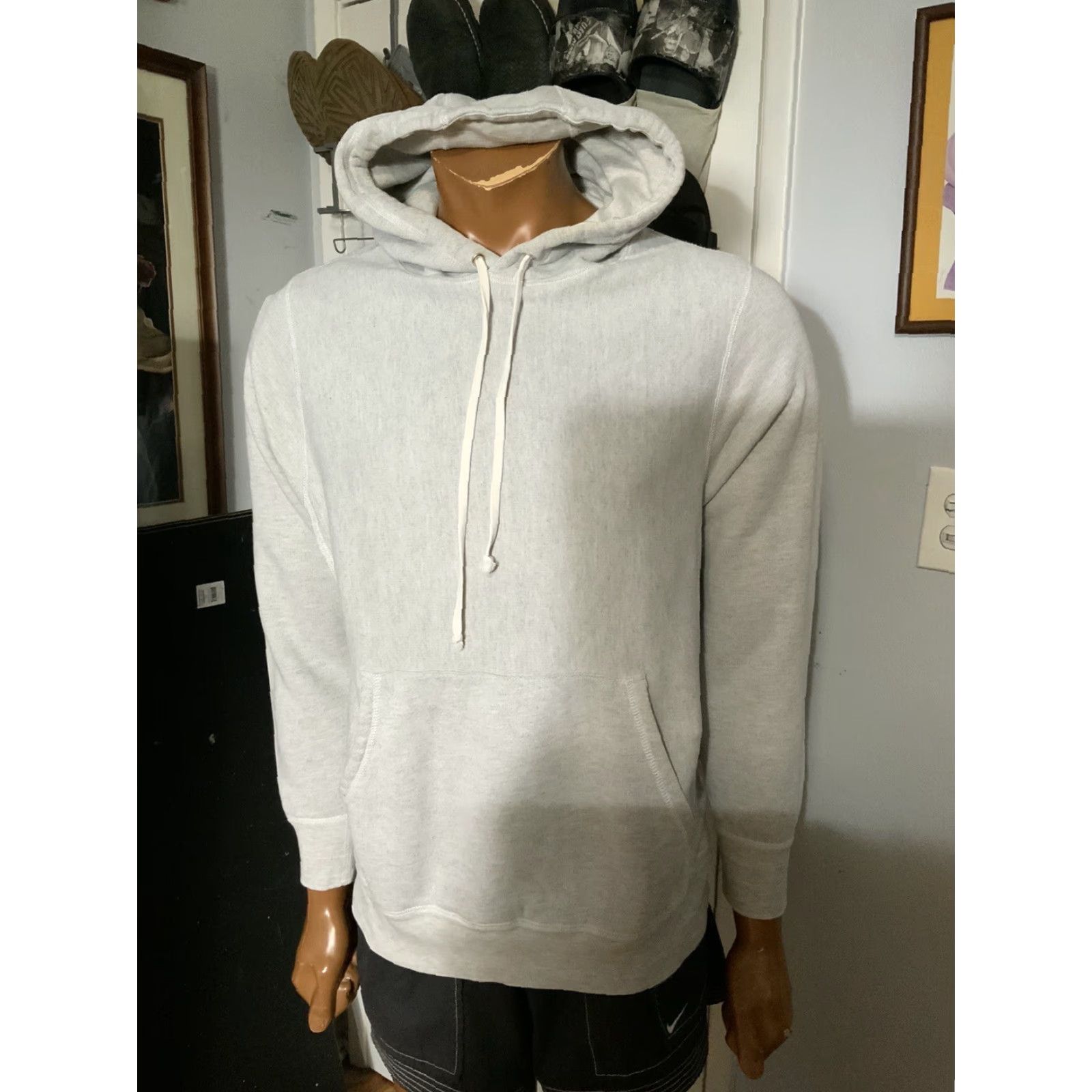 Vintage VINTAGE Freak’s Store Canada Heather Grey Fleece Pullover Hoodie M Men Regular Medium Gray Knit Blank Size US M / EU 48-50 / 2 - 7 Thumbnail