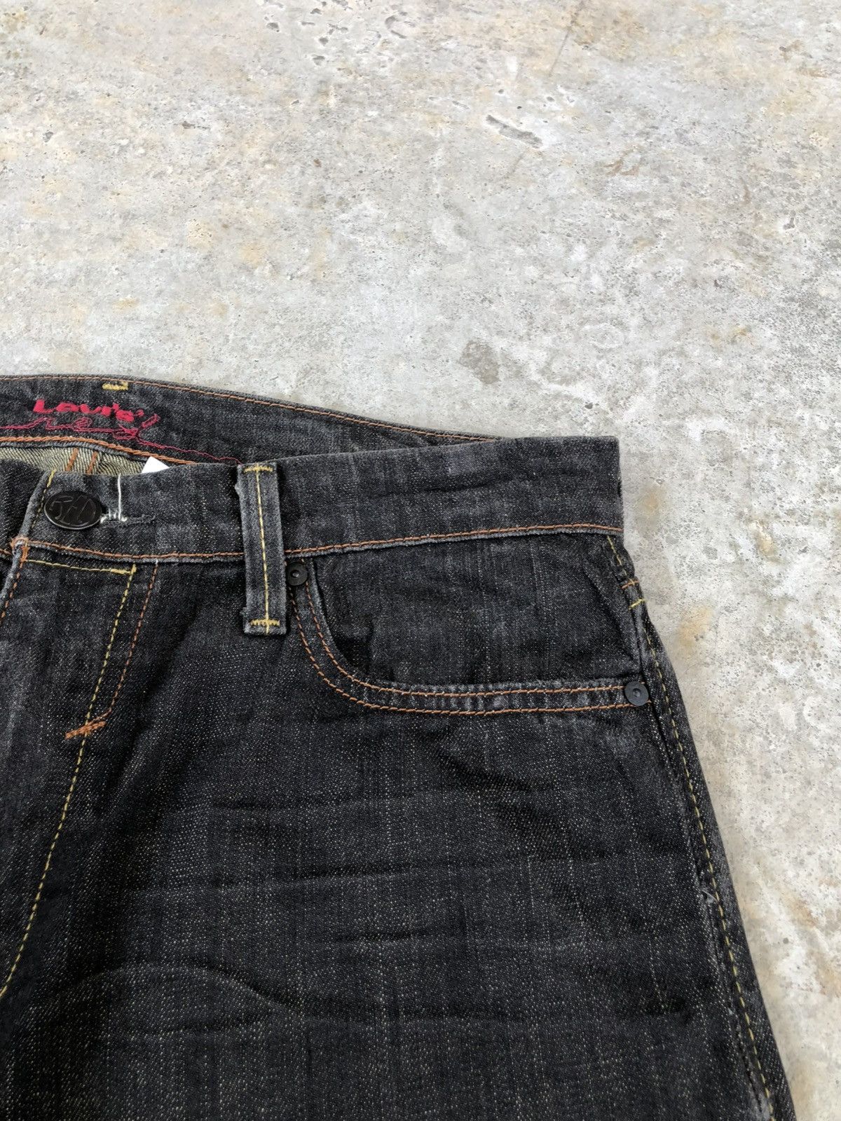 If Six Was Nine Y2k Levi’s Flared Jeans Low Boot Distressed Jeans Size US 33 - 15 Thumbnail