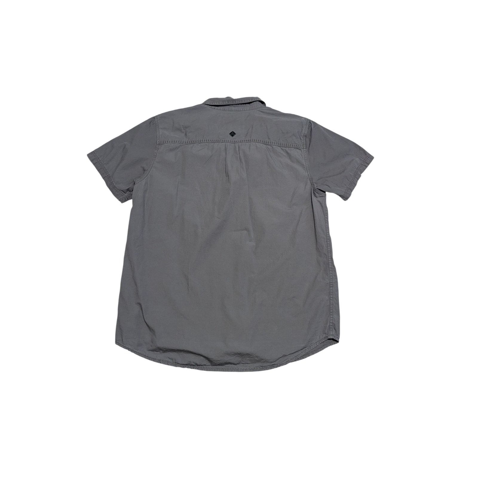 Prana PrAna Barekur Short Sleeve Shirt Button Down Gray Collared Size US L / EU 52-54 / 3 - 2 Thumbnail