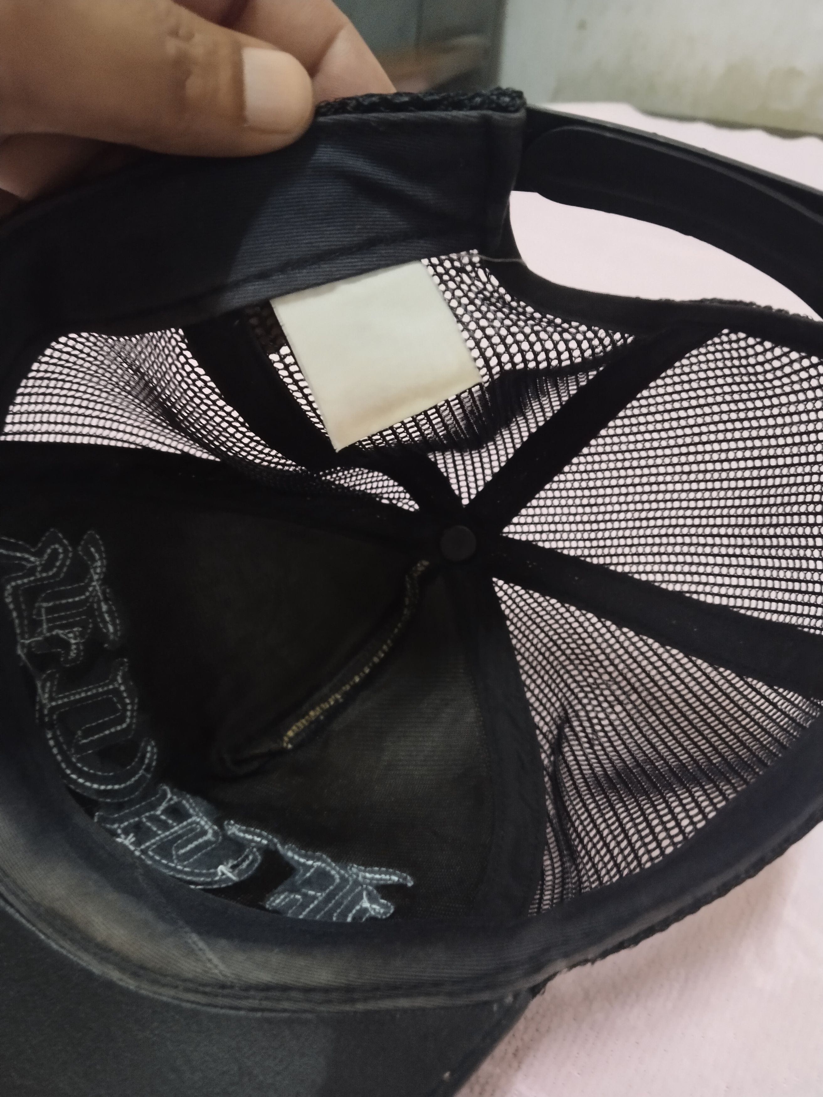 Japanese Brand VINTAGE FUCK SPELLOUT PU LEATHER CAP Size ONE SIZE - 9 Thumbnail