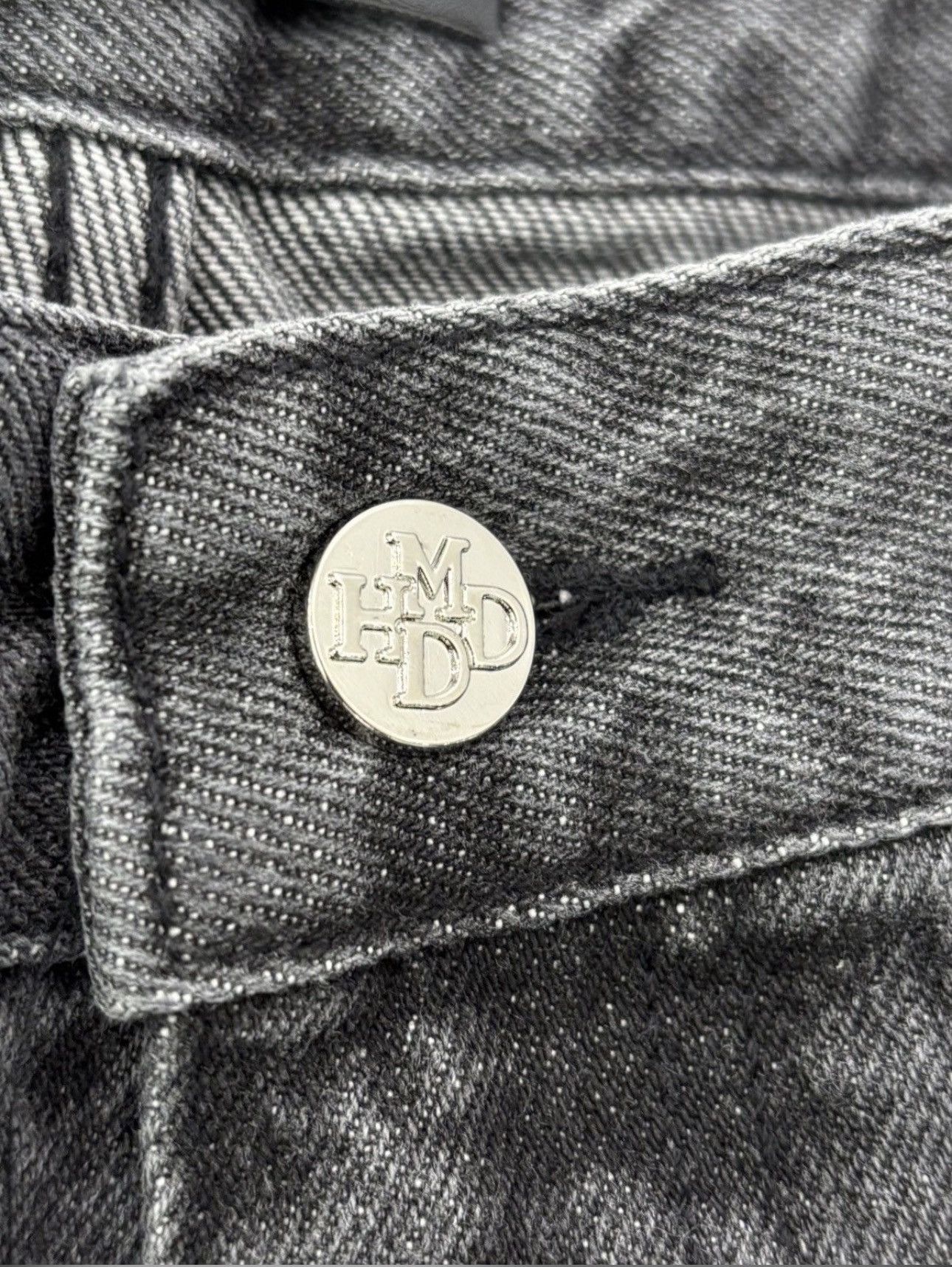 HMDD HMDD Patch Jeans Black/Gray XX-Large Size US 38 / EU 54 - 4 Thumbnail
