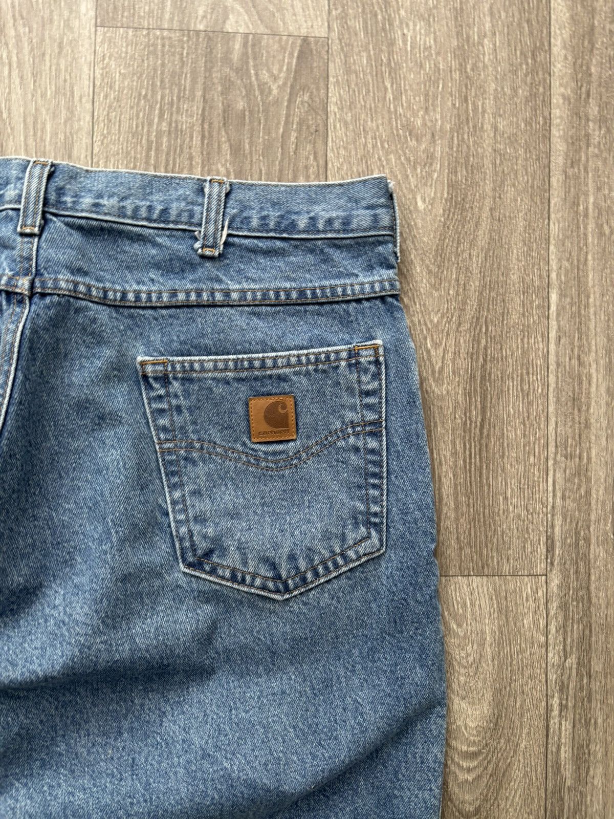 Carhartt Carhartt Medium Blue Denim Jeans 36 x 30 Size US 36 / EU 52 - 4 Thumbnail