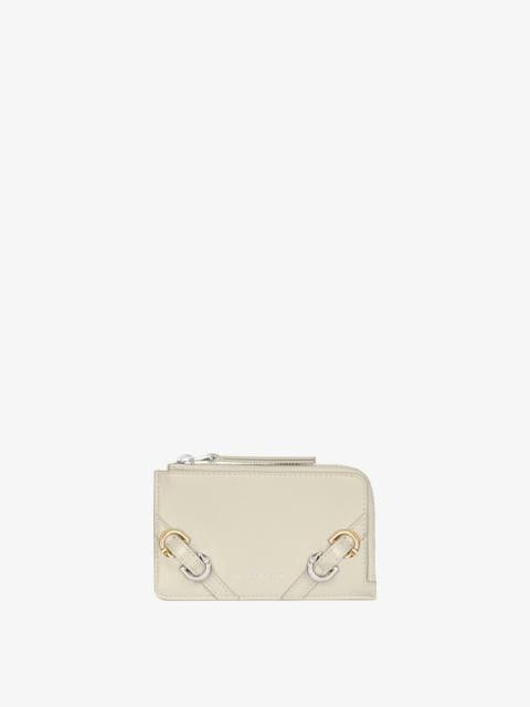 Givenchy o1w1db10525 Size: OS/Voyou Zipped Card Holder in Beige Size ONE SIZE - 1 Preview