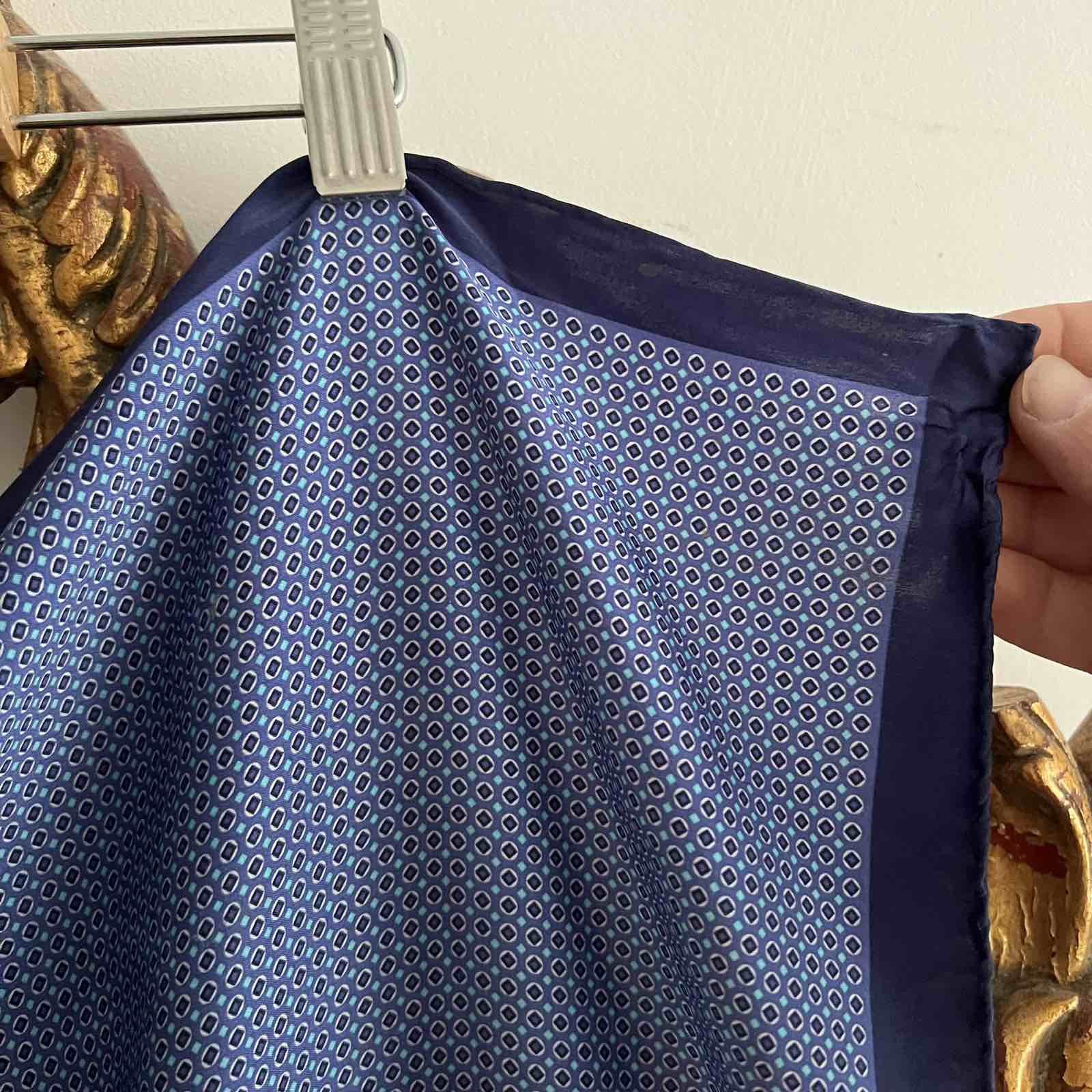 Vintage Handkerchief Scarf Silk Neckerchief