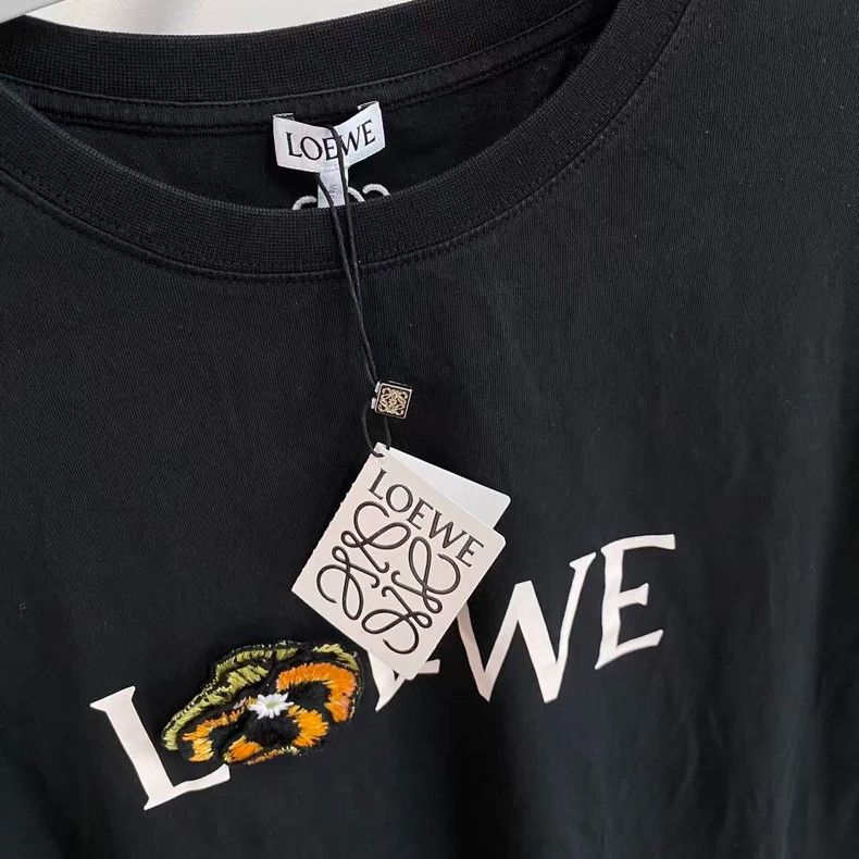 Loewe LOEWE Black short-sleeved T-shirt Size M / US 6-8 / IT 42-44 - 2 Thumbnail