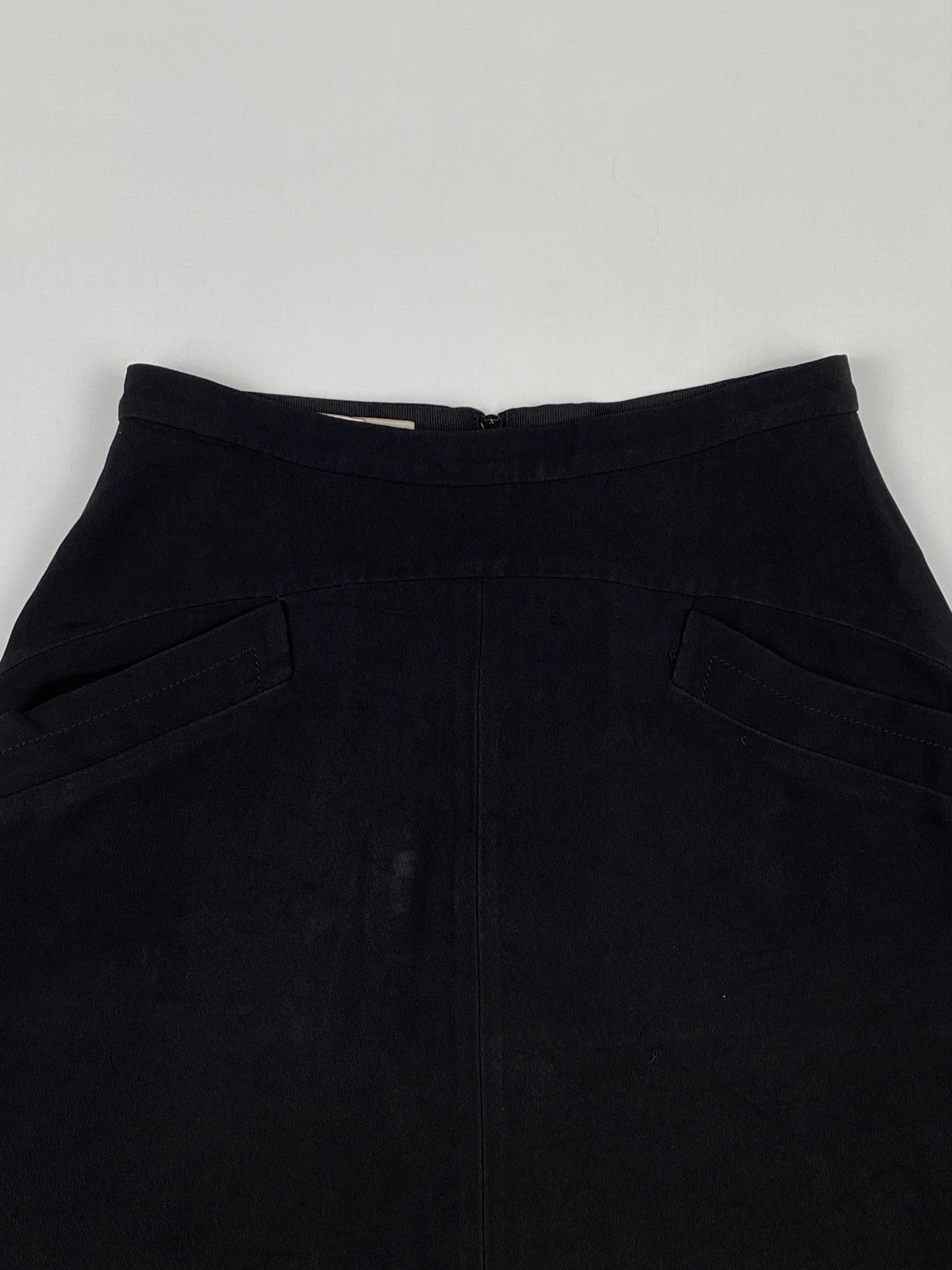Miu Miu 2014 Flap Pocket Midi Skirt Size 26" / US 2 / IT 38 - 3 Thumbnail