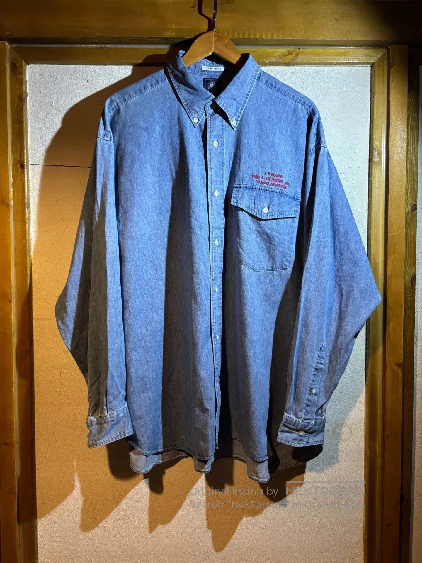 J. Press J. Press Store Limited Denim Shirt. Size US L / EU 52-54 / 3 - 1 Thumbnail