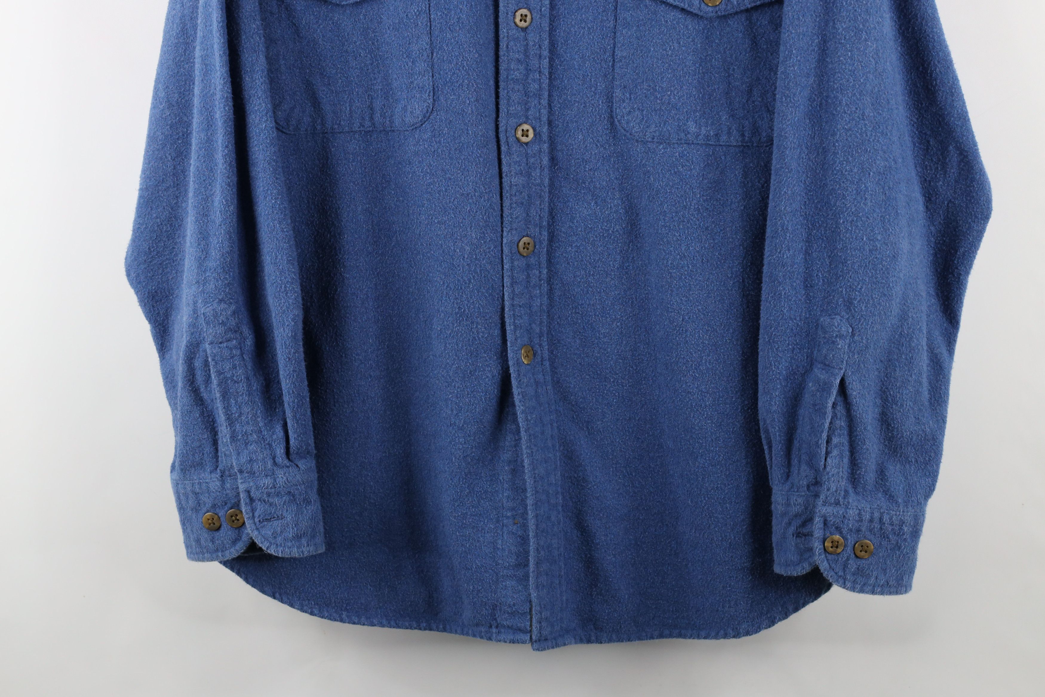 Vintage Vintage 90s Streetwear Heavyweight Chamois Button Shirt Size US XL / EU 56 / 4 - 3 Thumbnail