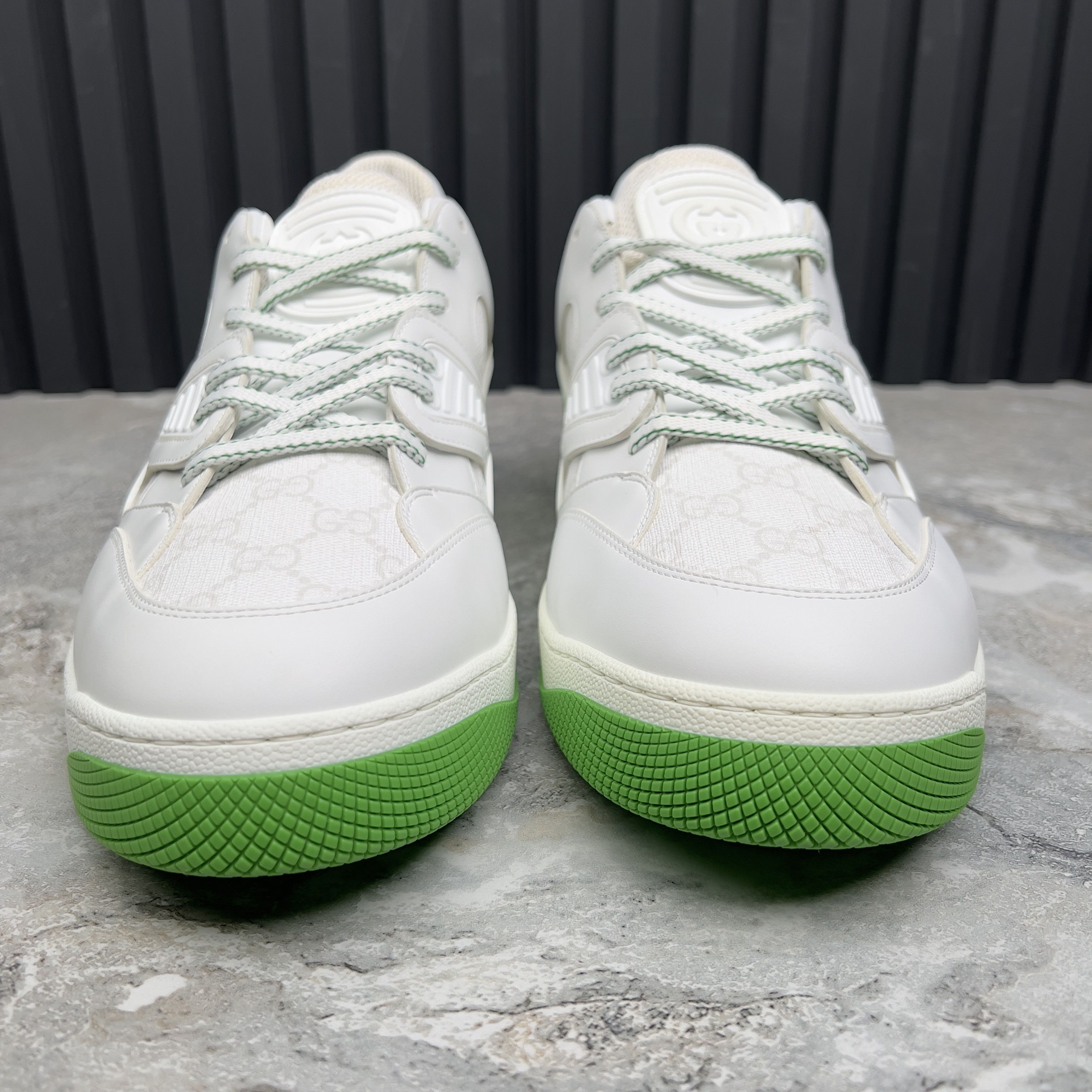 Gucci NEW GUCCI Basket GG Low Sneaker Monogram White Demetra Size US 15 / EU 48 - 8 Thumbnail