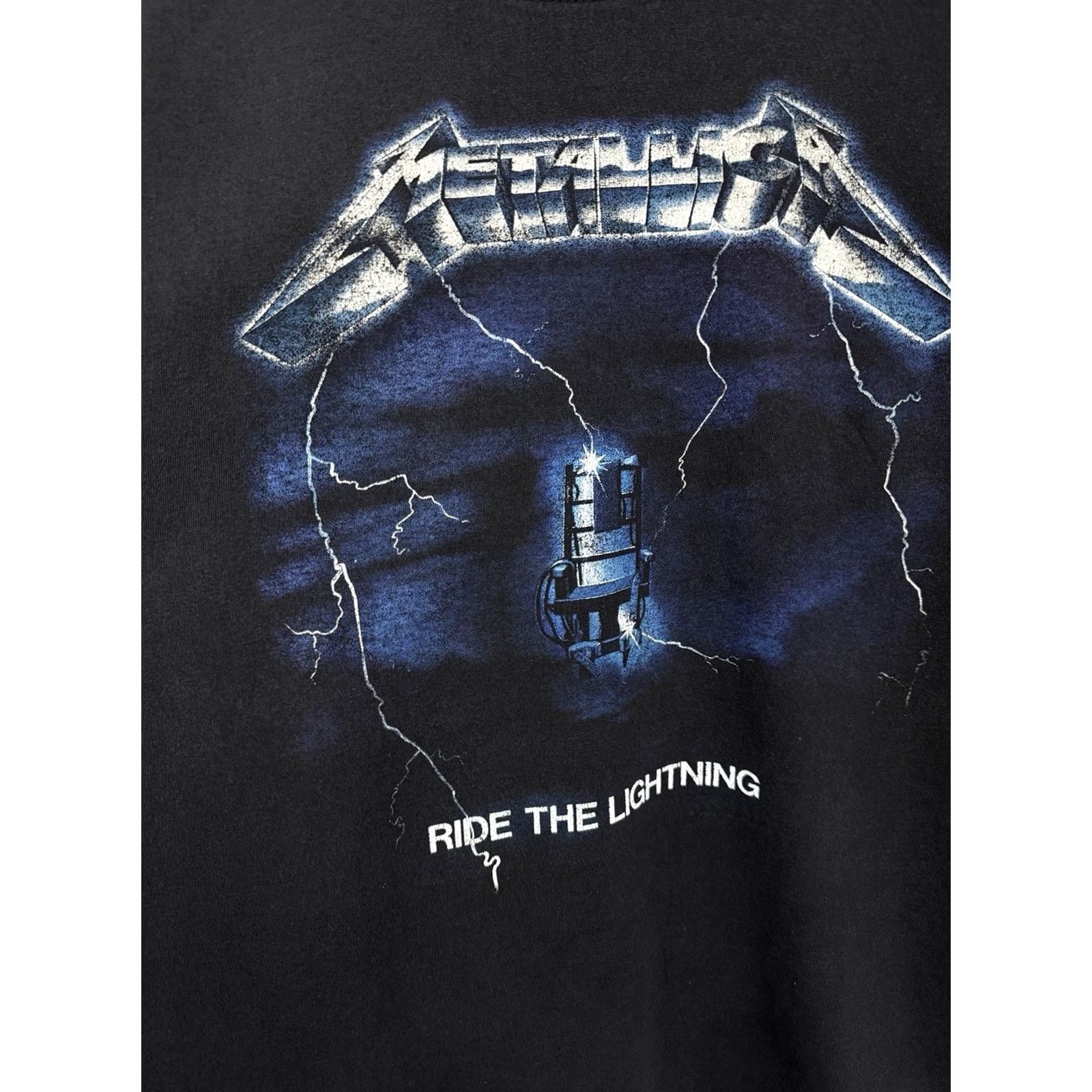 Etro VINTAGE Metallica Ride The Lightning Long Sleeve Retro Shirt M Black Mens Size US M / EU 48-50 / 2 - 4 Thumbnail