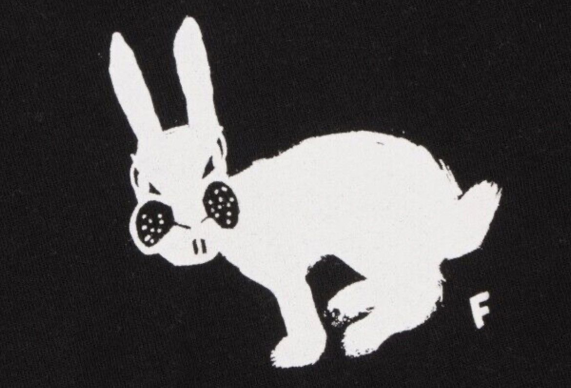 Comme des Garcons Black BLACK COMME des GARCONS Dyed Rabbit Printed Long Sleeve Size US S / EU 44-46 / 1 - 6 Thumbnail
