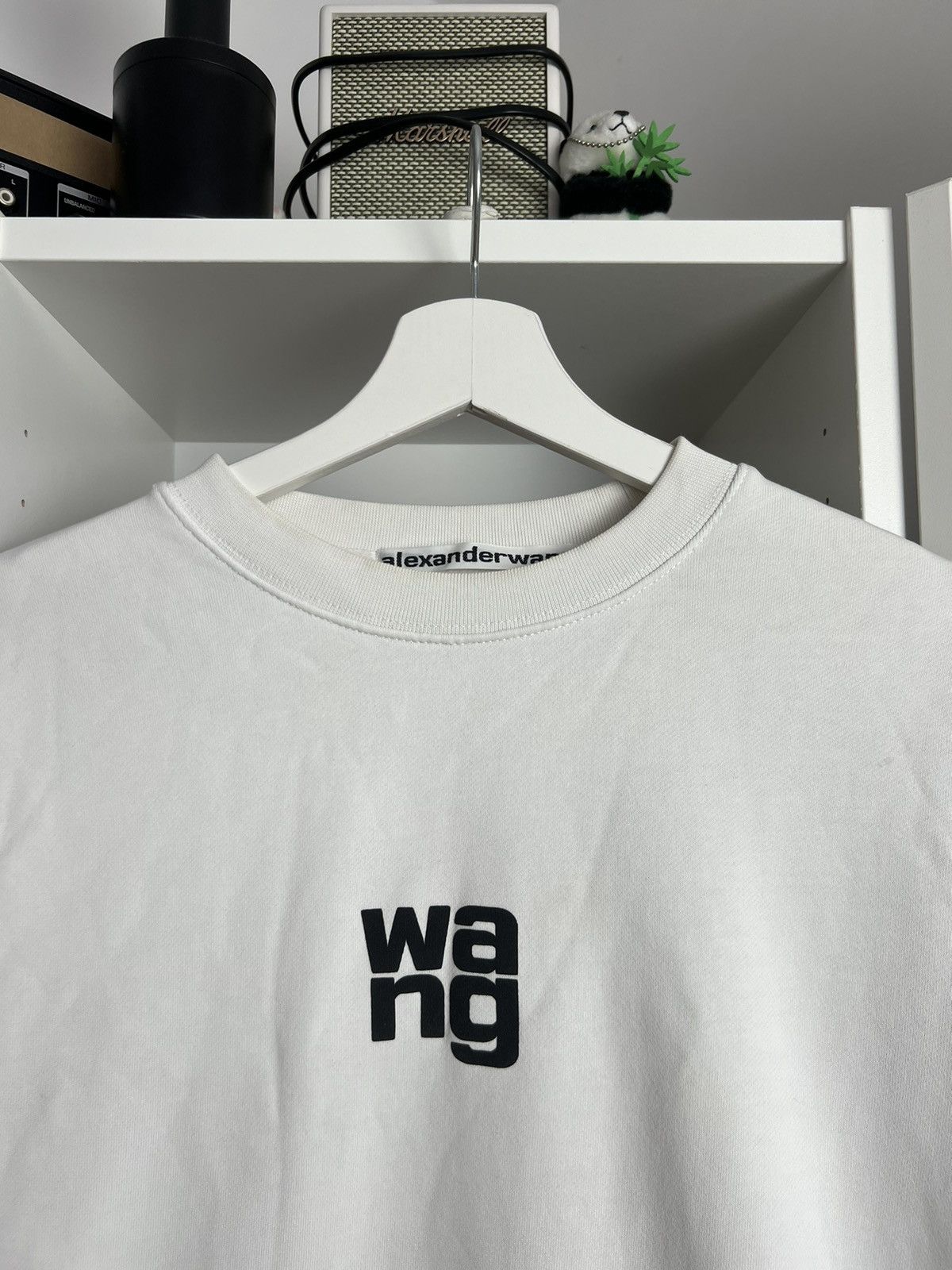 Alexander Wang × Designer Alexander Wang center logo sweatshirt S designer baggy boxy Size US S / EU 44-46 / 1 - 3 Thumbnail