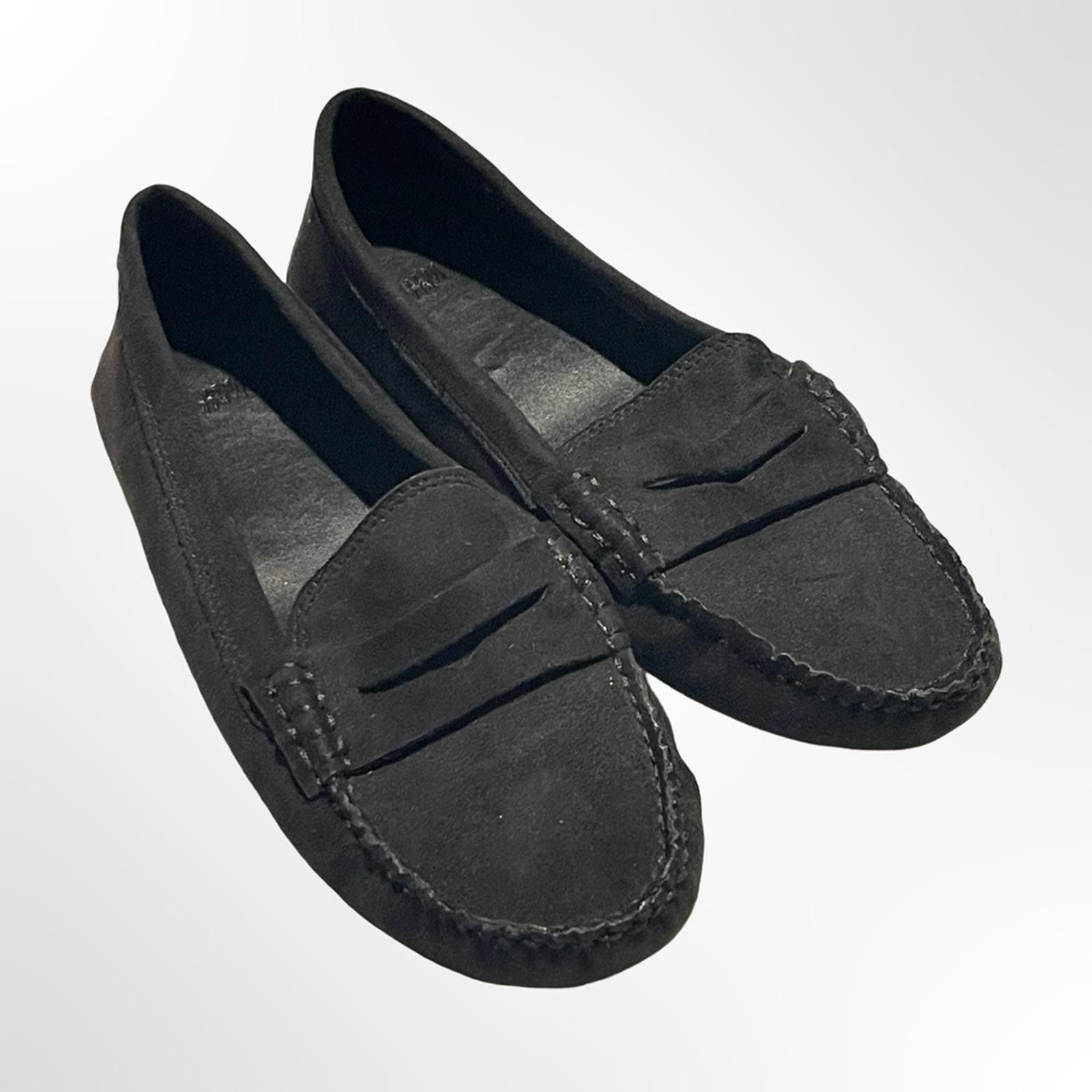H&M H&M Black Suede Penny Loafers - Women size 7 NWOT Size US 7 / IT 37 - 1 Thumbnail