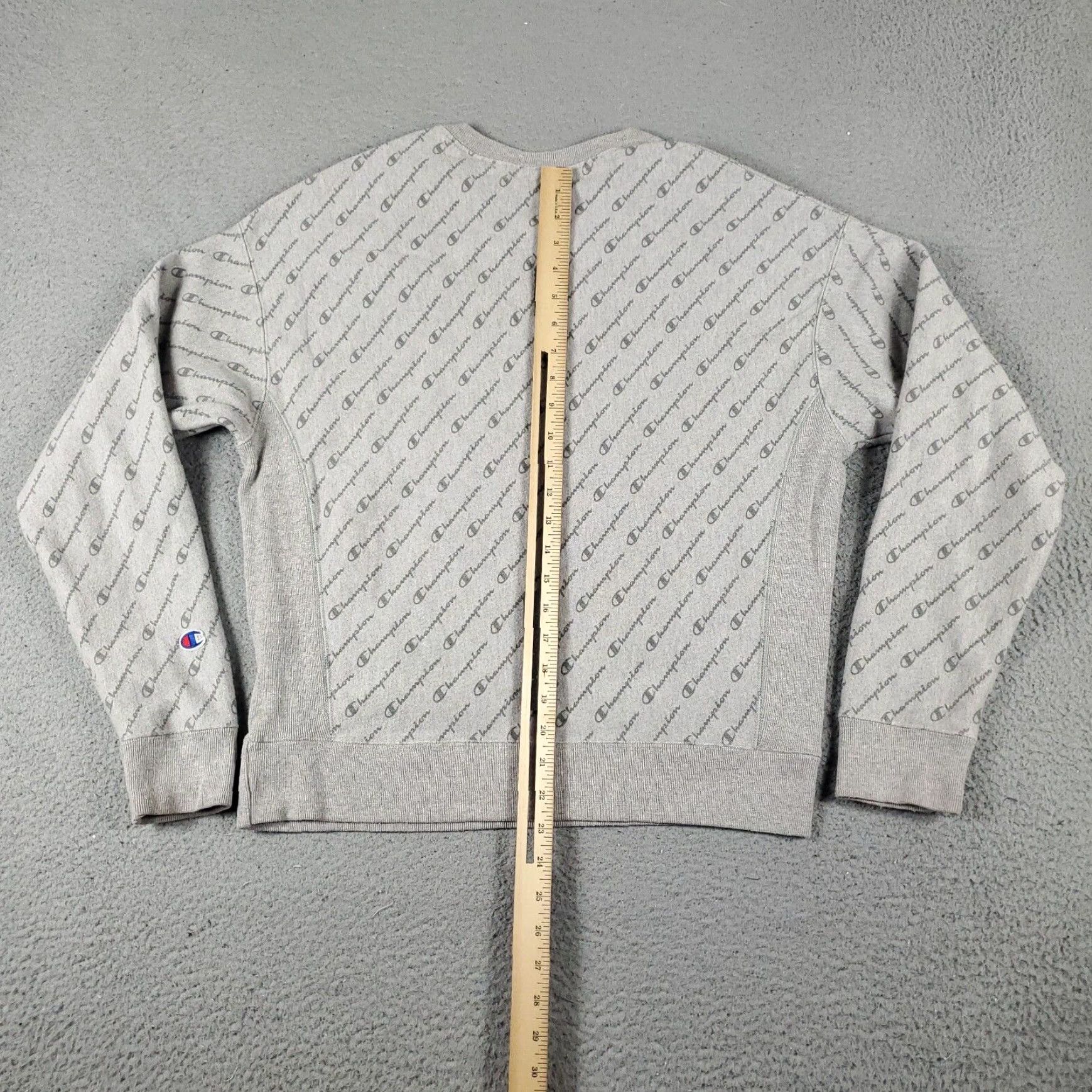 Champion Champion Reverse Weave Womens Large XL Ladies Gray Pullover Sweatshirt Size L / US 10 / IT 46 - 5 Thumbnail