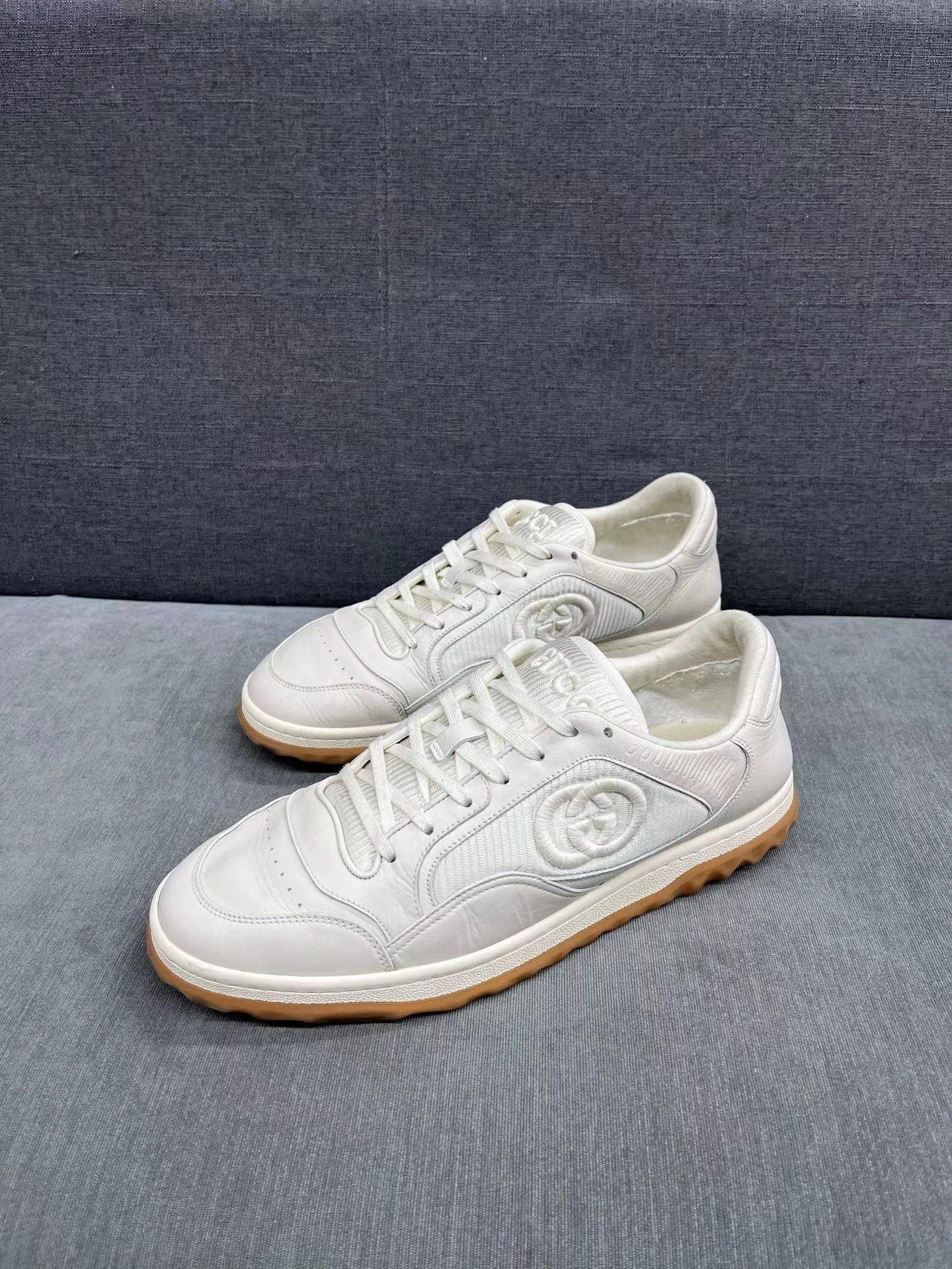 Gucci Mac80 white low top sneakers 43.5