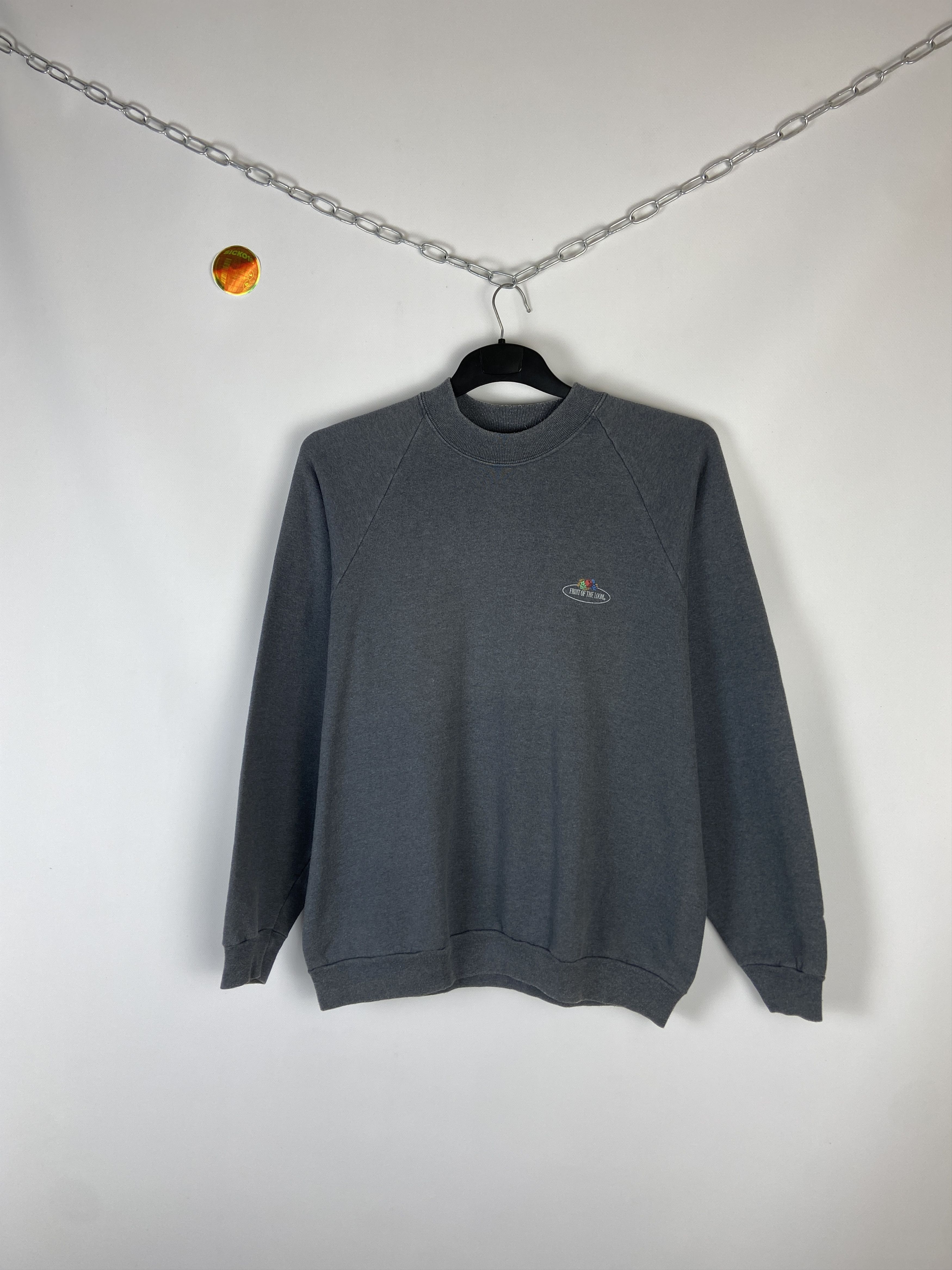 Fruit Of The Loom × Vintage Vintage Fruit of the Loom Sweatshirt 90S Size US L / EU 52-54 / 3 - 3 Thumbnail