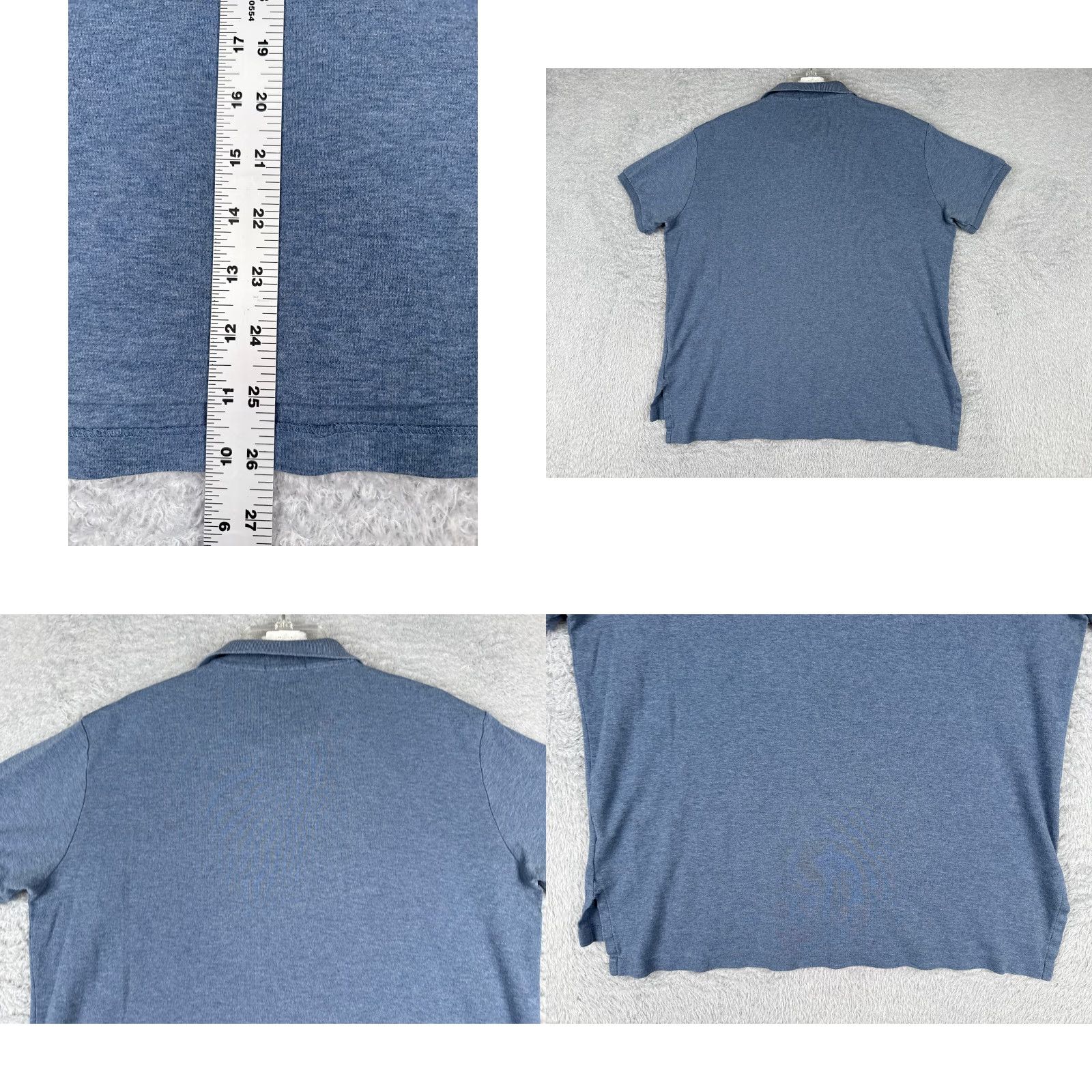 Ralph Lauren VINTAGE Ralph Lauren Polo Shirt Mens Large Blue 100% Cotton Knit Polo Golf Pony Modern American Sports Shirt Mens Large Blue 100% Cotton Knit Size US L / EU 52-54 / 3 - 9 Thumbnail