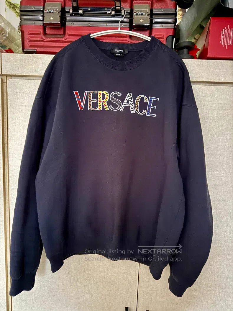 Versace Versace Men's crew neck pullover sweatshirt Size US M / EU 48-50 / 2 - 1 Thumbnail
