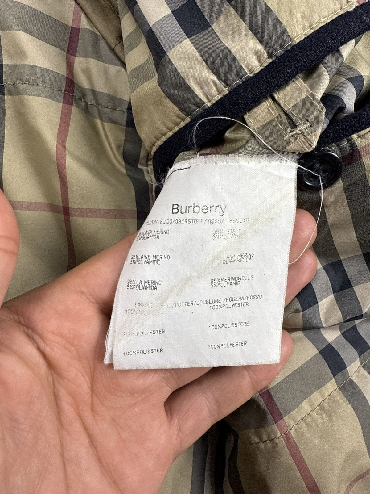 Burberry Burberry heavy coat novacheck navy blue size L men Size US L / EU 52-54 / 3 - 11 Thumbnail