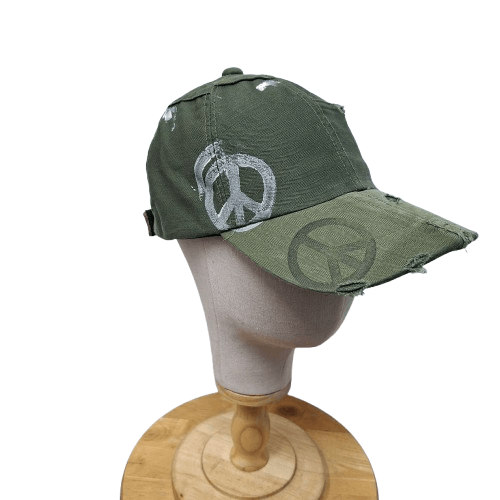 Japanese Brand 💥Japan military army style distressed cap Size ONE SIZE - 2 Thumbnail