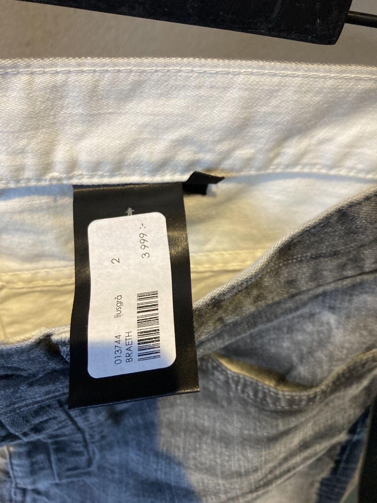 Fagassent Toshiki Aoki Seigeki Grey Fade Denim Size US 28 / EU 44 - 3 Thumbnail