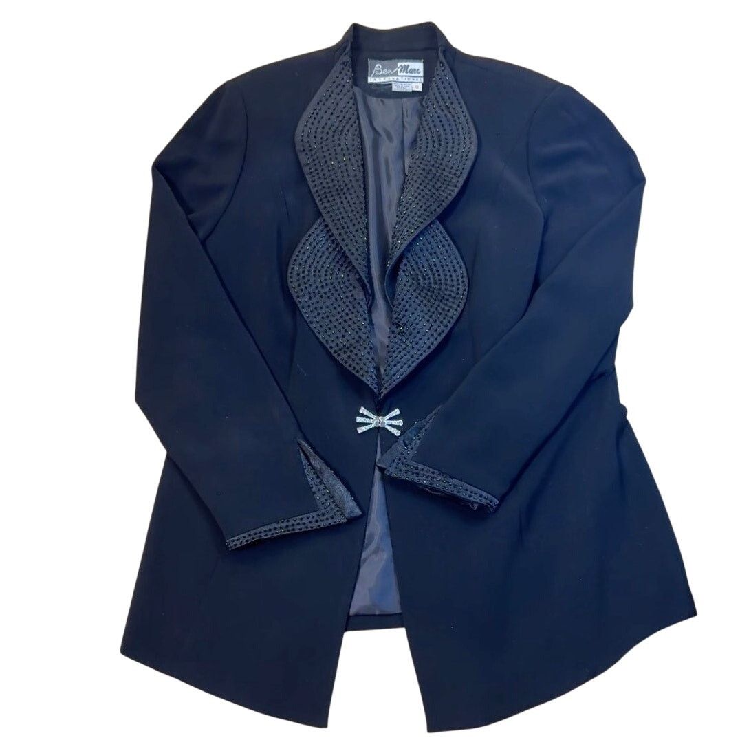Ben Davis Ben Marc Vintage beaded fashion Blazer size 12 Size XL / US 12-14 / IT 48-50 - 1 Thumbnail