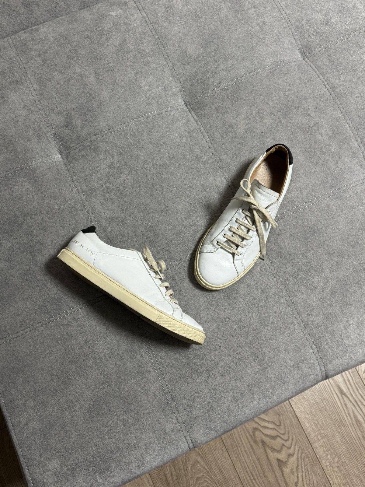 Common Projects Common Projects Retro Classic Size 38 Leather Sneakers Shoes Size US 7 / IT 37 - 2 Thumbnail