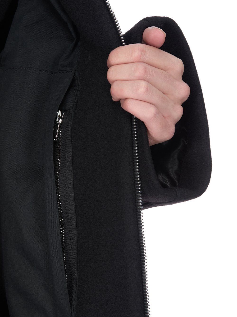 Rick Owens Rick Owens Black Concordians Virgin Wool Mac Coat Size US M / EU 48-50 / 2 - 6 Thumbnail