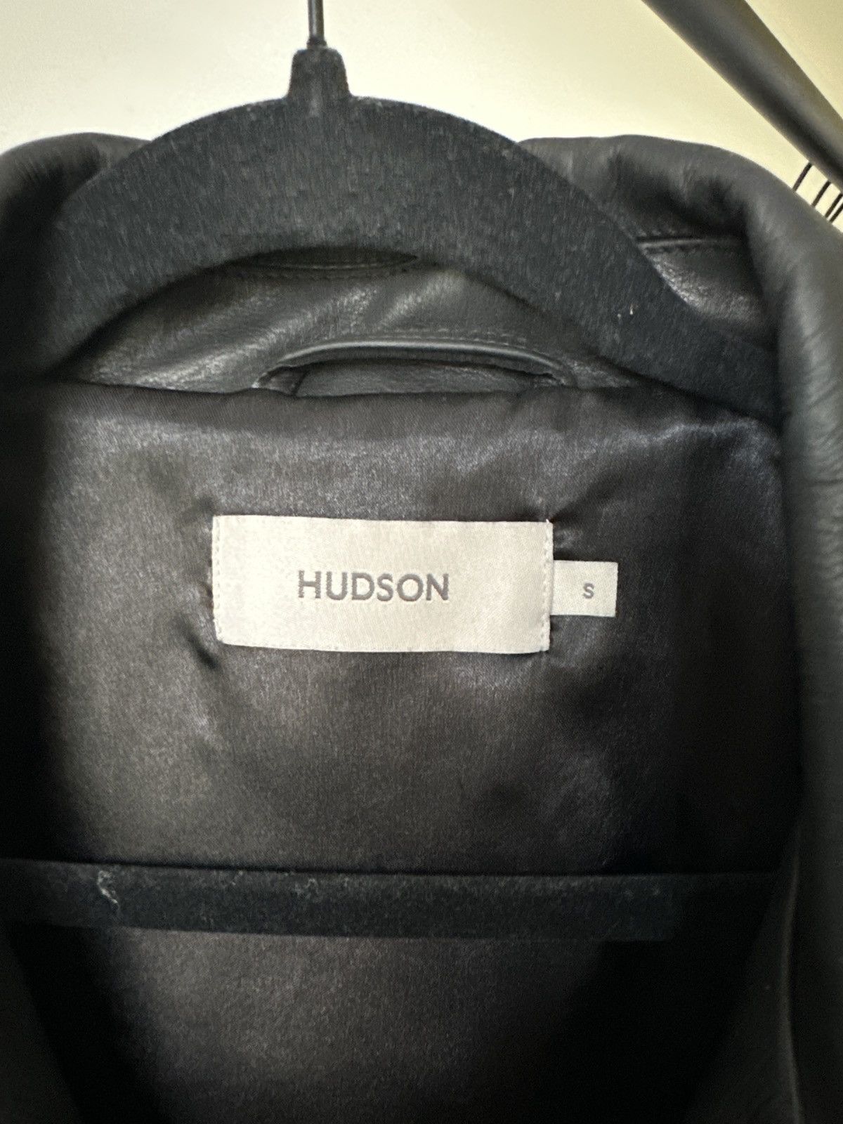 Hudson HUDSON JEANS - Leather Trucker Jacket Size US S / EU 44-46 / 1 - 7 Thumbnail