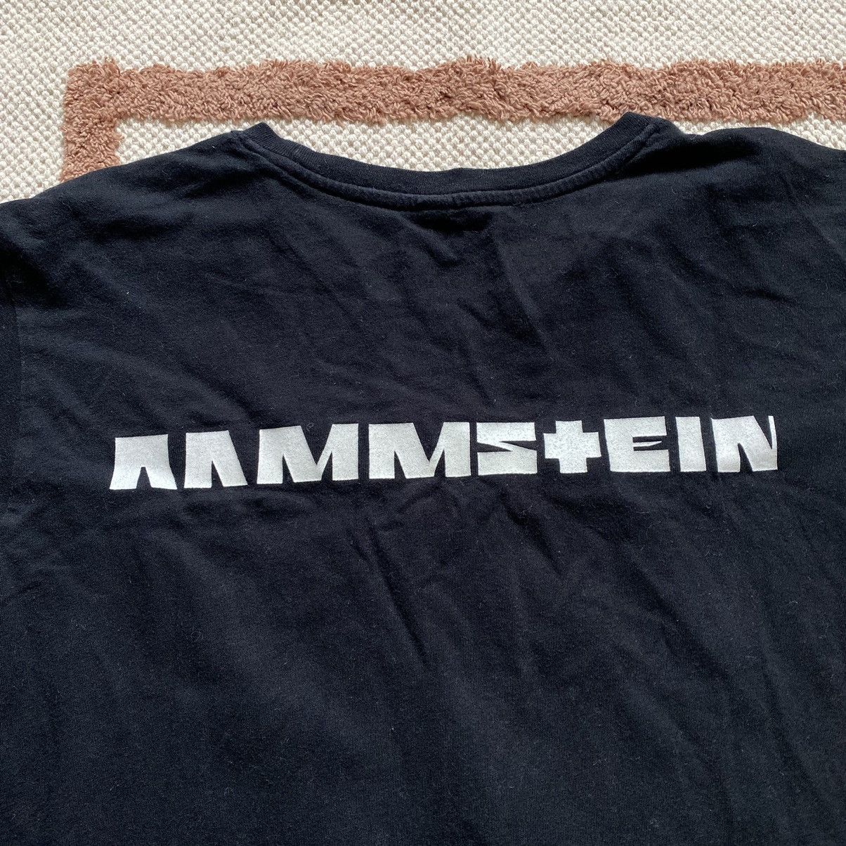 Band Tees RAMMSTEIN Y2K DOUBLE SIDE PRINT REFLECTIVE T SHIRT Size US M / EU 48-50 / 2 - 4 Thumbnail