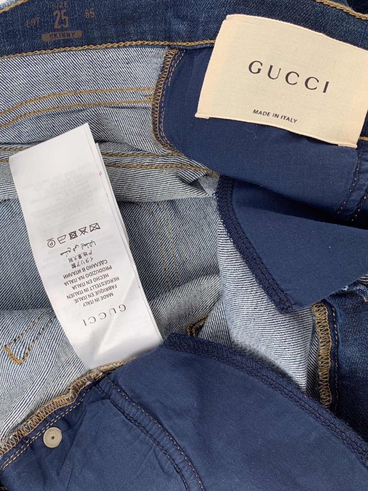 Gucci New Gucci Jeans Womam's Size-25 Size 25" / US 0 / IT 36 - 8 Thumbnail