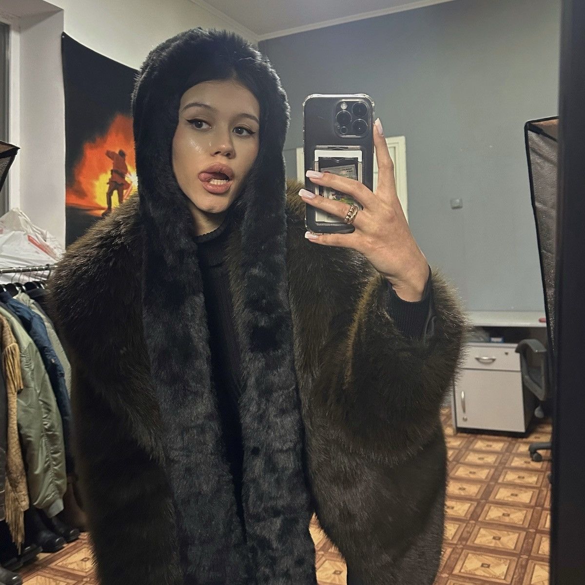 Vintage Faux fur bunny hat Size ONE SIZE - 1 Thumbnail
