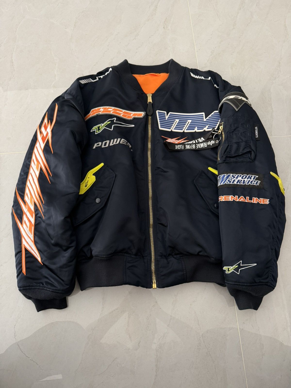 Vetements Vetements Motorsport Racing Bomber Sz.M Size US M / EU 48-50 / 2 - 1 Thumbnail