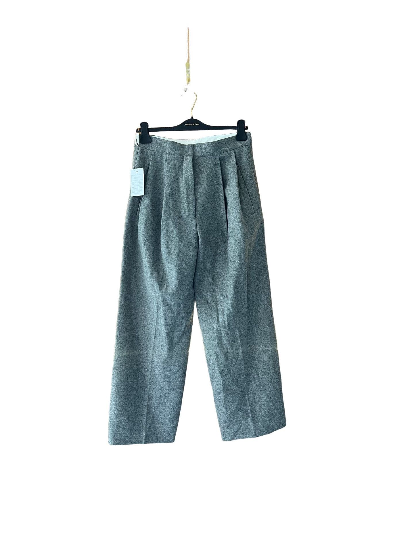 Celine Celine Gray Wool Pants Size 36 Size 26" / US 2 / IT 38 - 1 Thumbnail