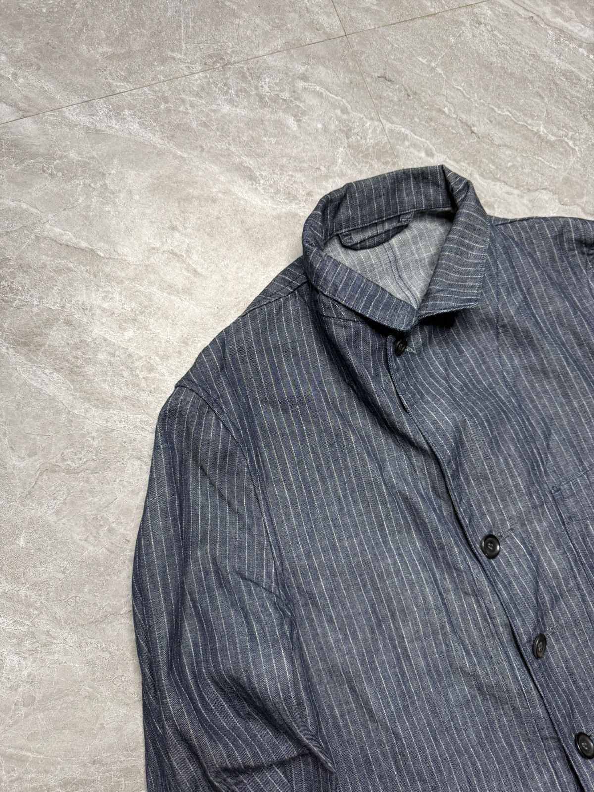 45rpm 45RPM Pinstripe Indigo Jacket & Pants Set Size US 31 - 8 Thumbnail