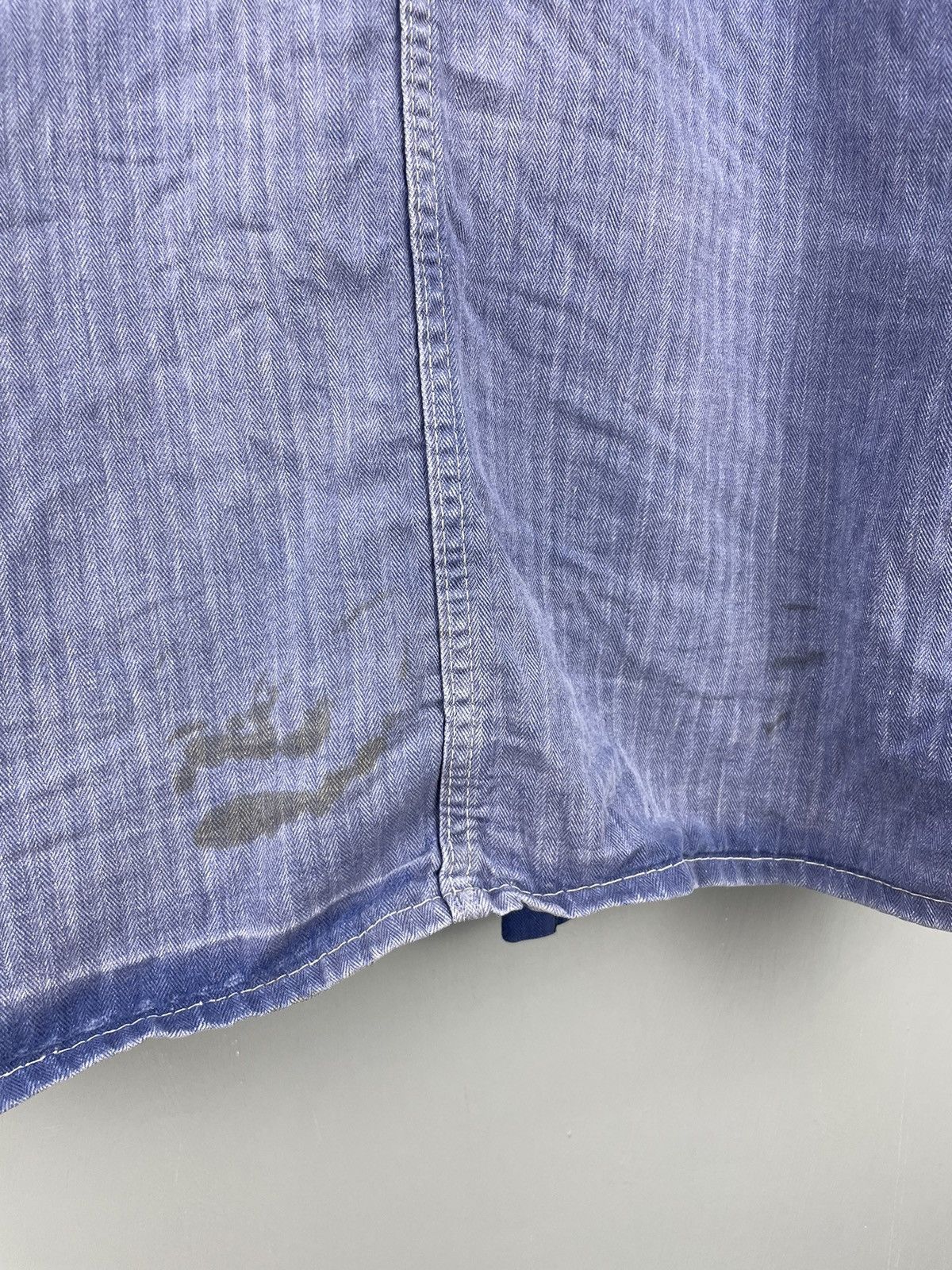 Vintage French Work patchwork faded HBT Witt Weiden