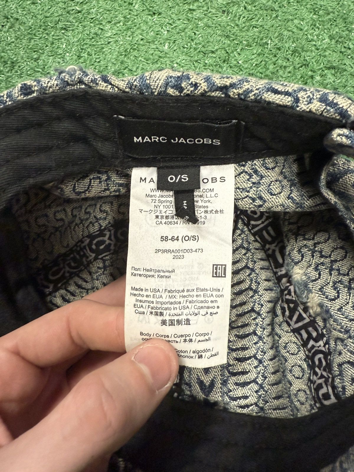 Marc Jacobs Marc jacobs pre distressed velcro back hat Size ONE SIZE - 3 Thumbnail