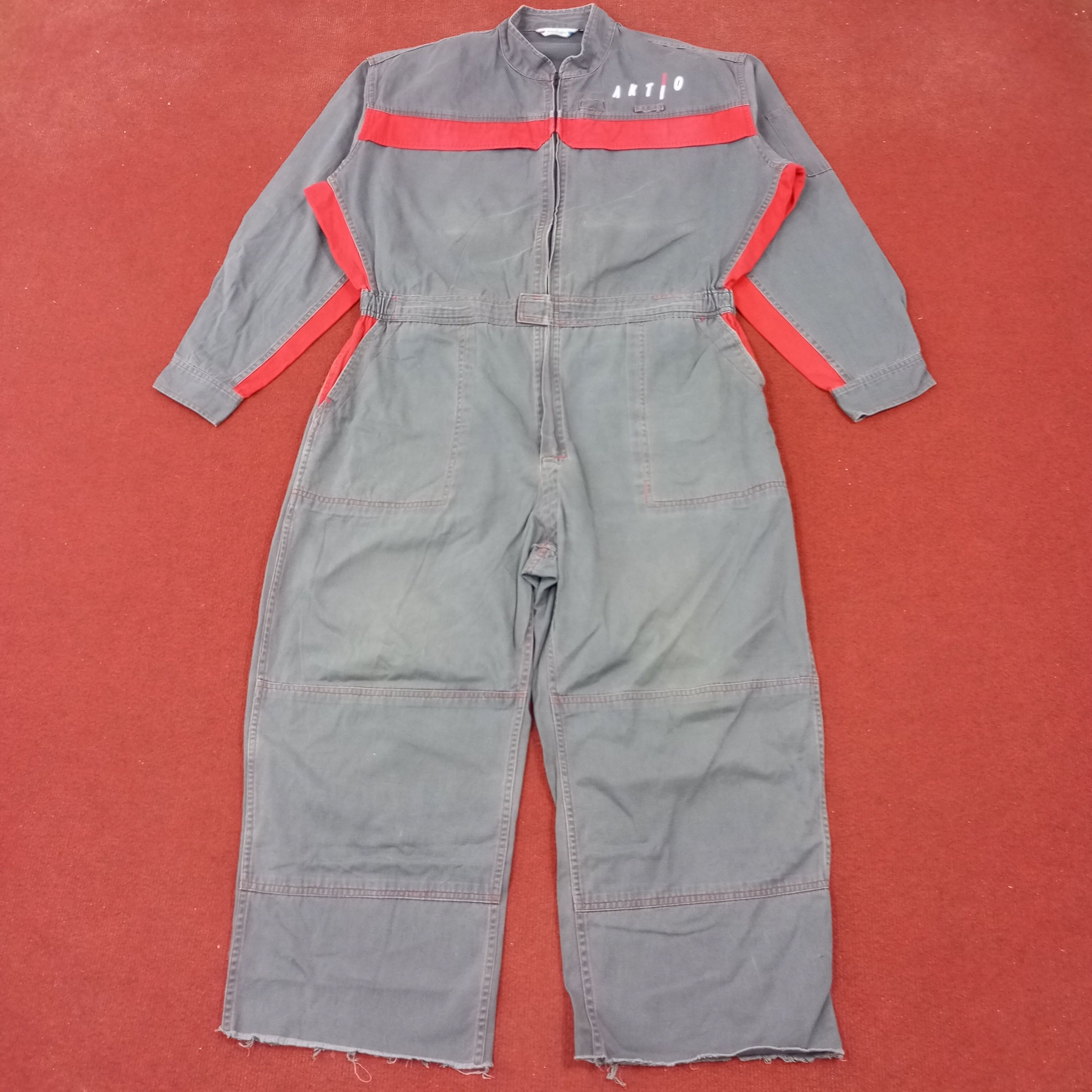 Vintage Aktio Workwear Style Coverall Jacket Size US XL / EU 56 / 4 - 4 Thumbnail