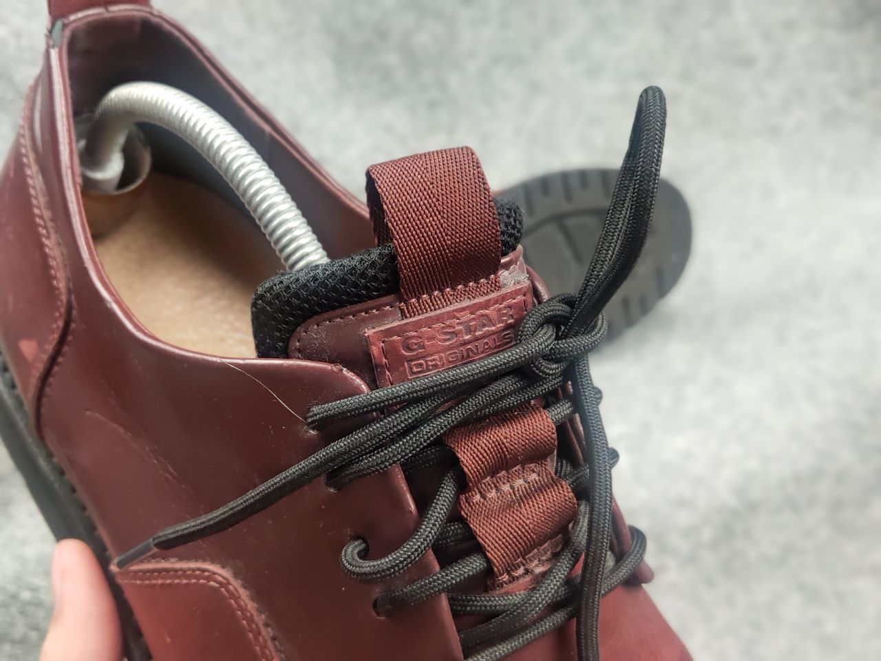 G-Star G Star Raw Dark Burgundy Leather Derby Shoes Avant Garde Size US 11 / EU 44 - 18 Thumbnail