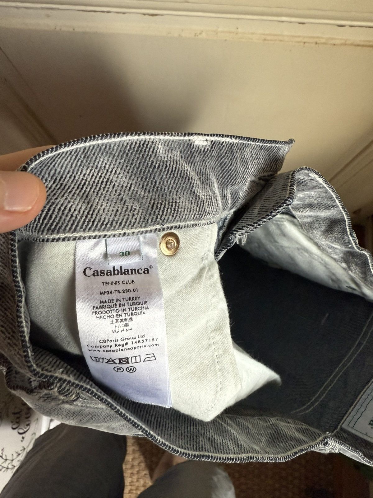Casablanca Pantalon en jeans/velour casablanca Size US 30 / EU 46 - 3 Thumbnail